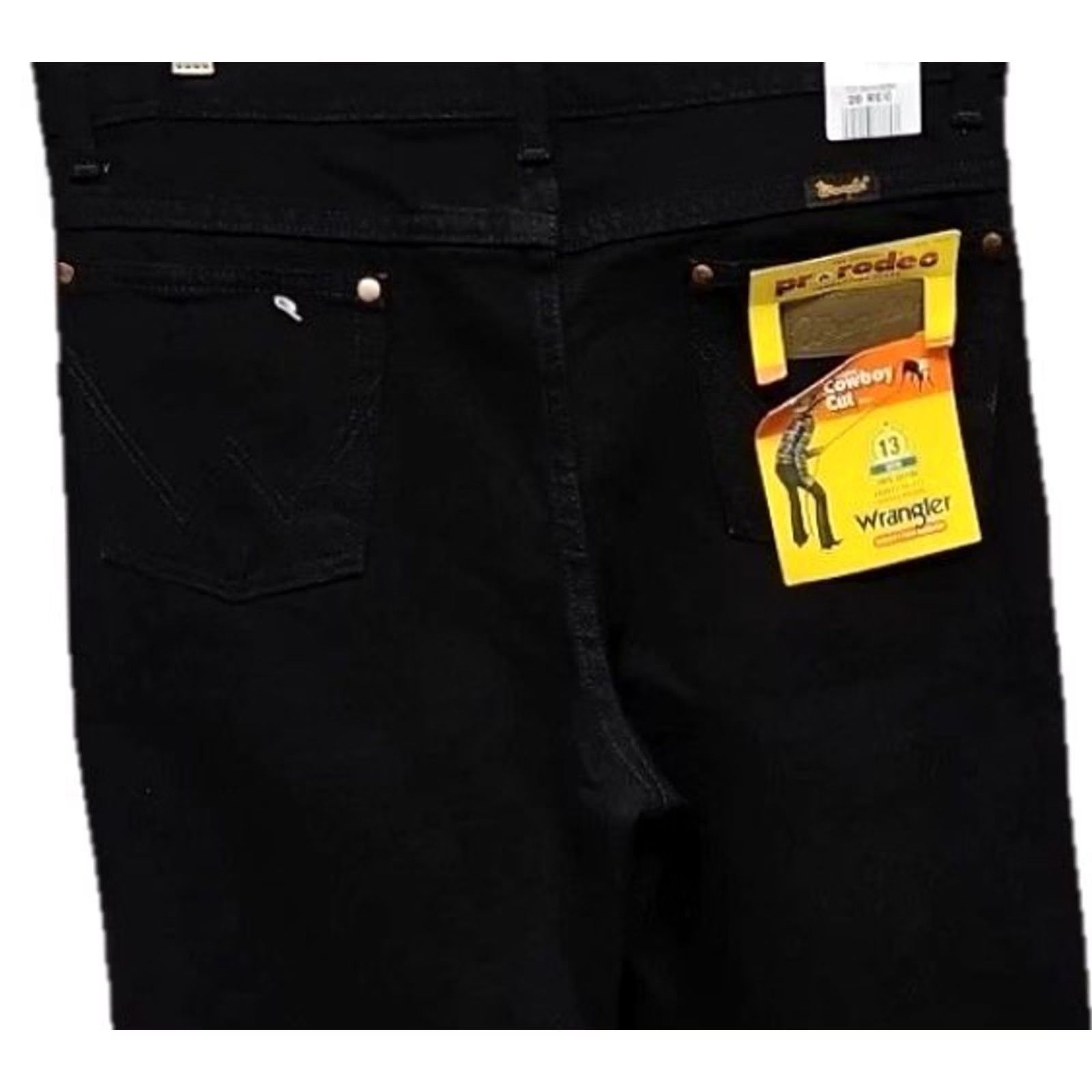 Wrangler Wrangler Jeans Men Black Straight Leg NWT Classic Fit 5 Pocket Denim 30x32 Size US 30 / EU 46 - 6 Thumbnail