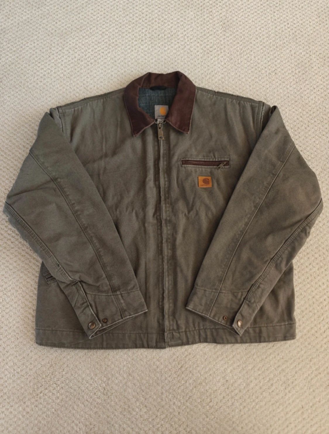 Carhartt Grail Carhartt Detroit jacket Moss Green Size Medium Size US M / EU 48-50 / 2 - 1 Thumbnail