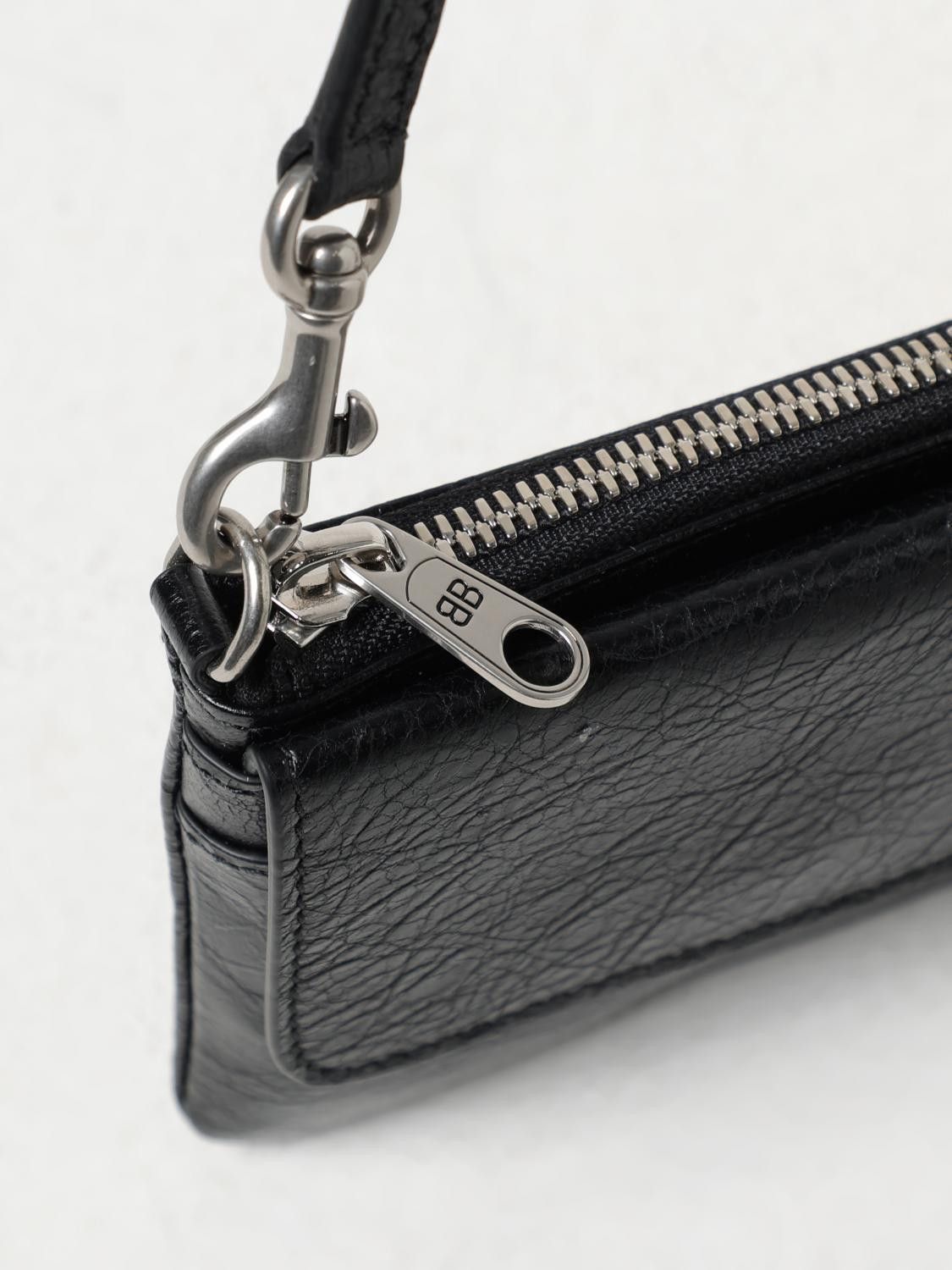 Balenciaga o1srvl11e0526 Size: OS / Superbusy Shoulder Pouch in Black Size ONE SIZE - 5 Thumbnail
