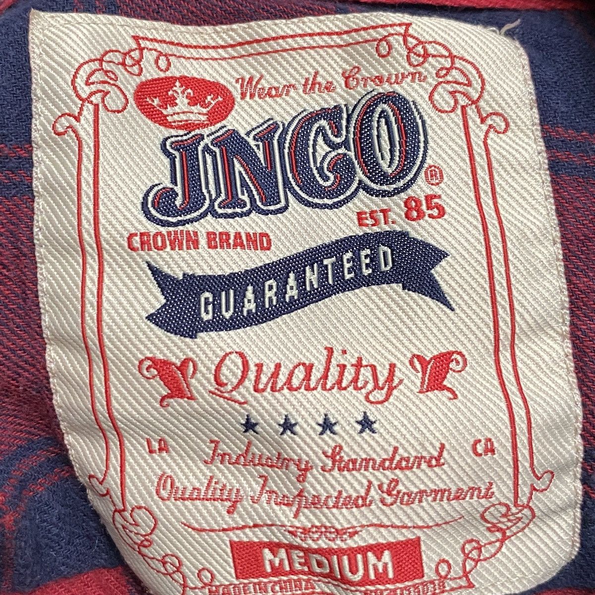 JNCO × Rap Tees × Vintage Vintage Brand Jnco Baggy Checkered Shirt 2000s Size US M / EU 48-50 / 2 - 10 Thumbnail
