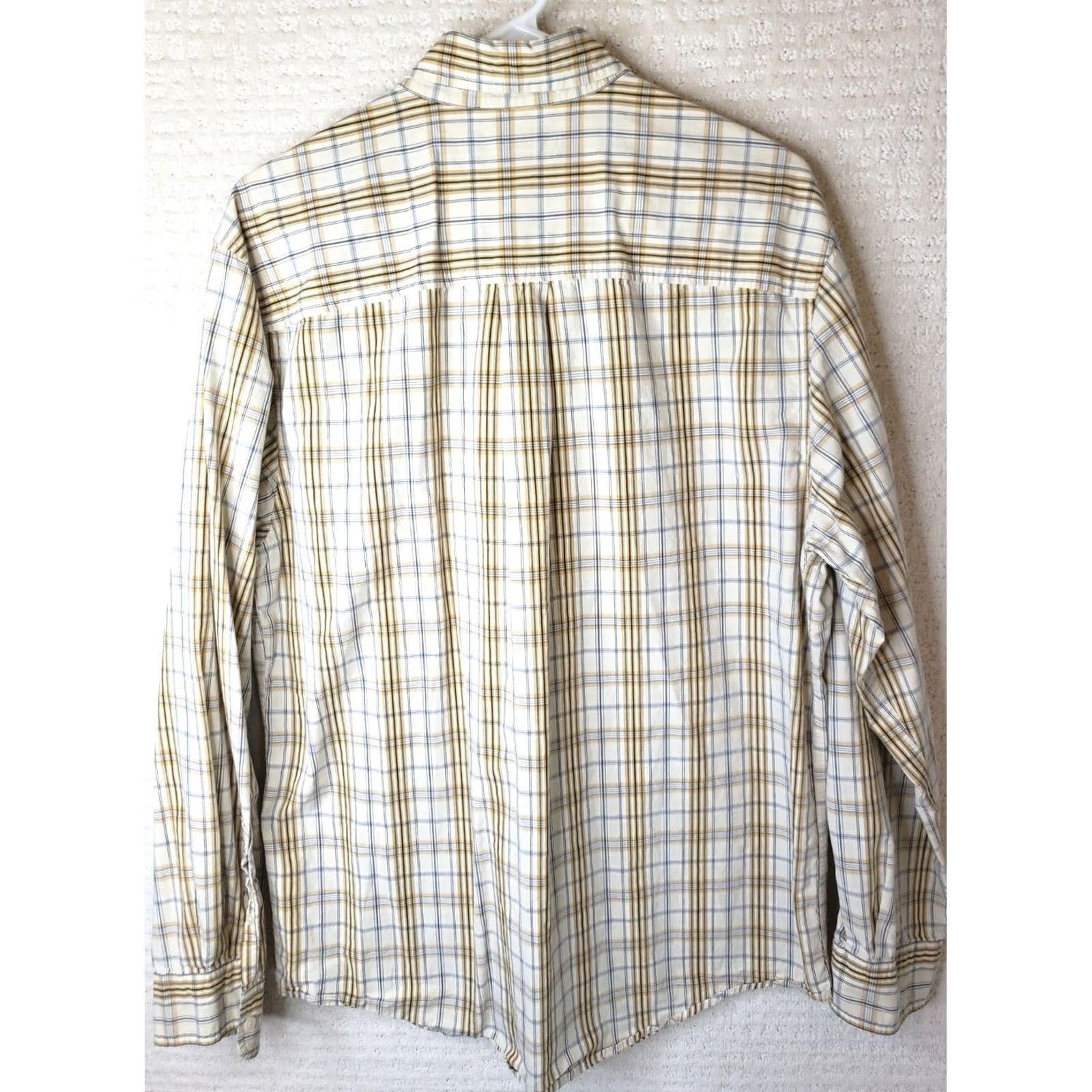 Timberland Timberland Shirt Mens L White Yellow Blue Plaid Button-Front Long Sleeve Casual Workwear Vintage: No Size US L / EU 52-54 / 3 - 6 Thumbnail