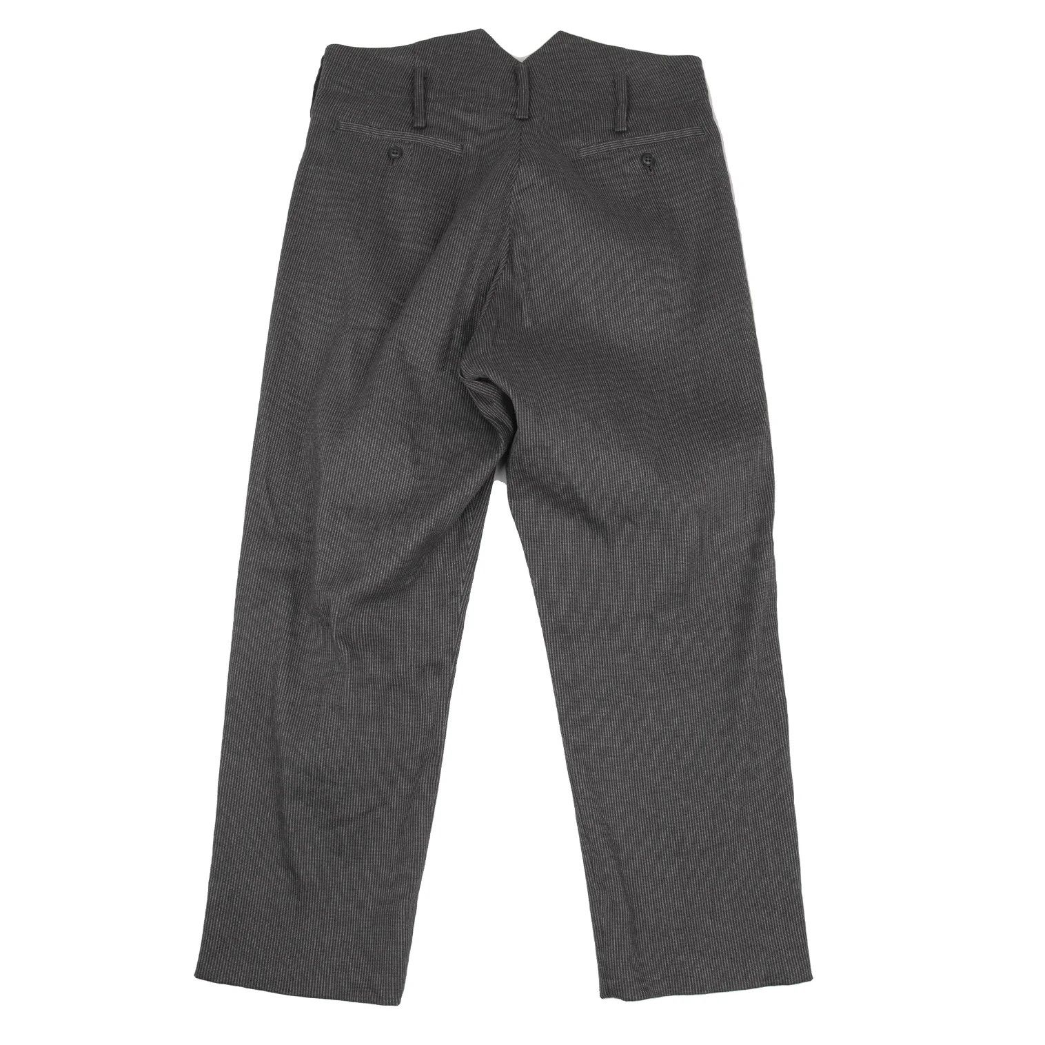 Yohji Yamamoto Yohji Yamamoto Linen Blend Stripe Trousers Gray Size US 32 / EU 48 - 8 Thumbnail