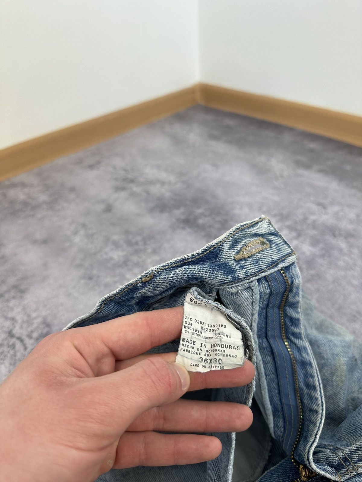 Dickies Vintage Dickies Light Blue Denim Carpenter USA Work Pants Size US 34 / EU 50 - 13 Thumbnail