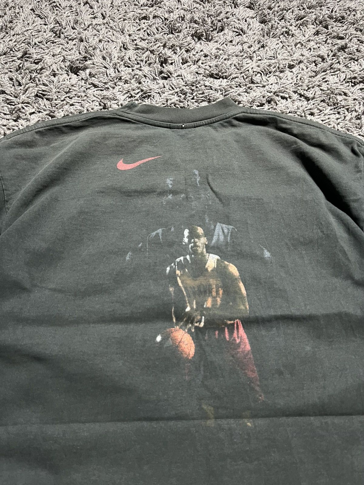 Nike NIKE “MAN OR MACHINE” JORDAN VINTAGE COTTON NBA TEE Size US L / EU 52-54 / 3 - 2 Thumbnail