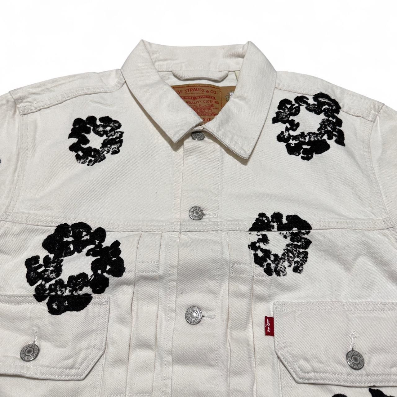 DENIM TEARS × Levi's Levi's x Denim Tears Wreath Print Denim Jacket Size US L / EU 52-54 / 3 - 3 Thumbnail