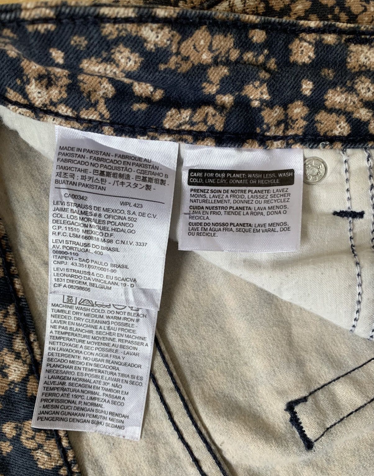 Levi's Levi’s Floral Fullprint Unisex Jeans Pants Size US 34 / EU 50 - 20 Thumbnail