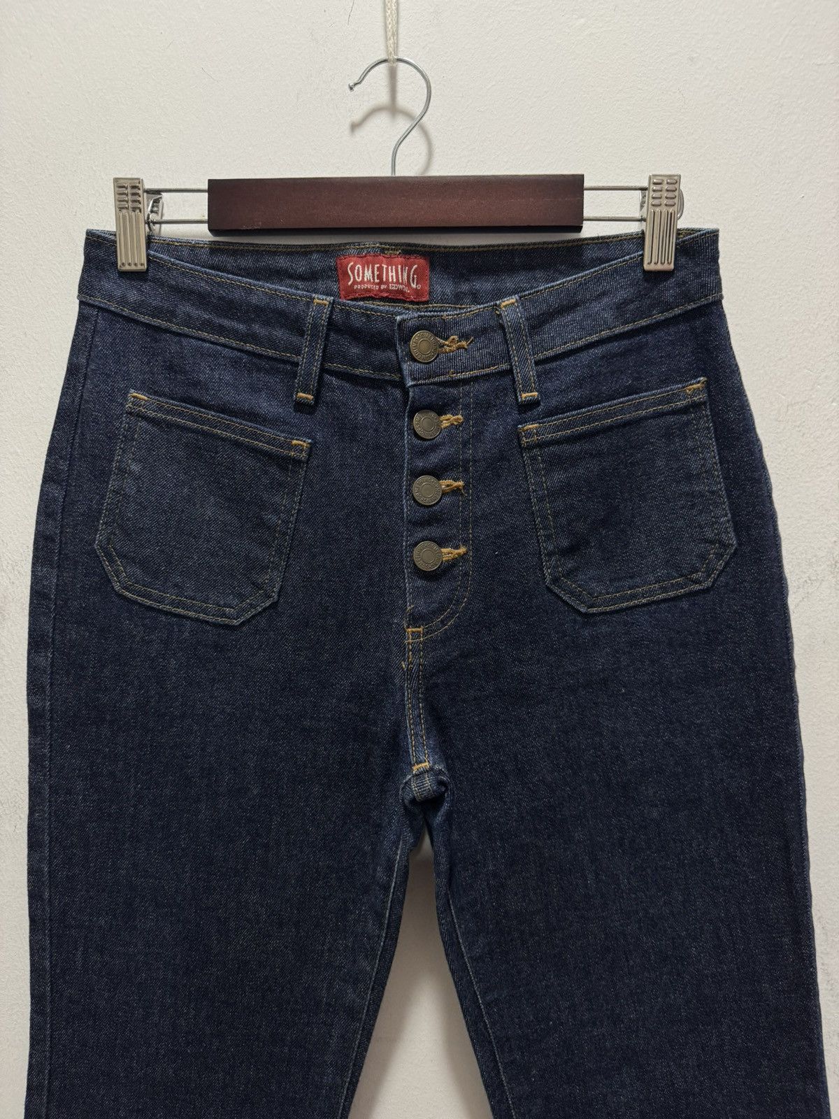 Edwin SOMETHING BY EDWIN STRETCABLE BOOTCUT DENIM JEANS Size US 28 / EU 44 - 6 Thumbnail