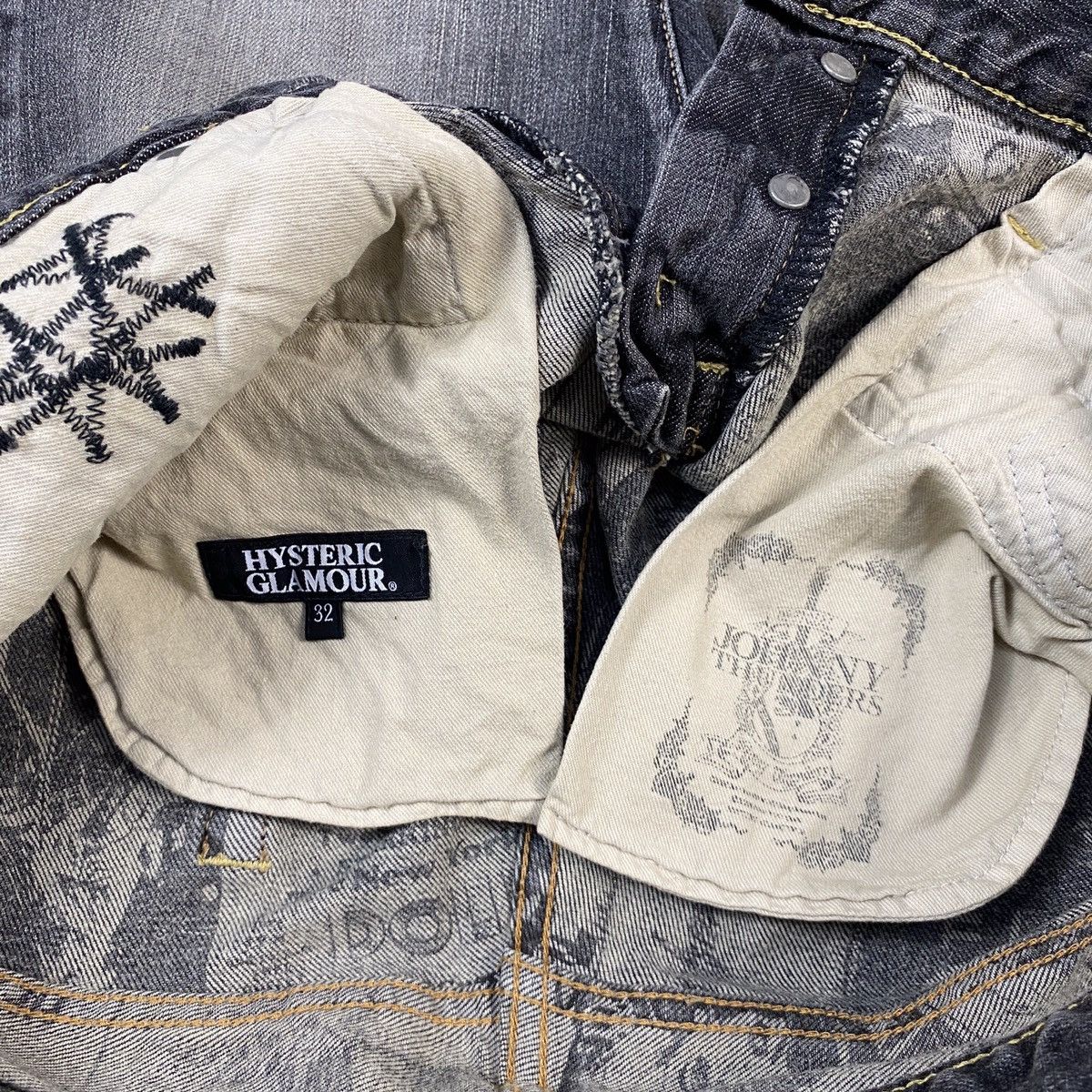 Hysteric Glamour Hysteric Glamour Johnny Thunder Denim Pants Size US 32 / EU 48 - 7 Thumbnail