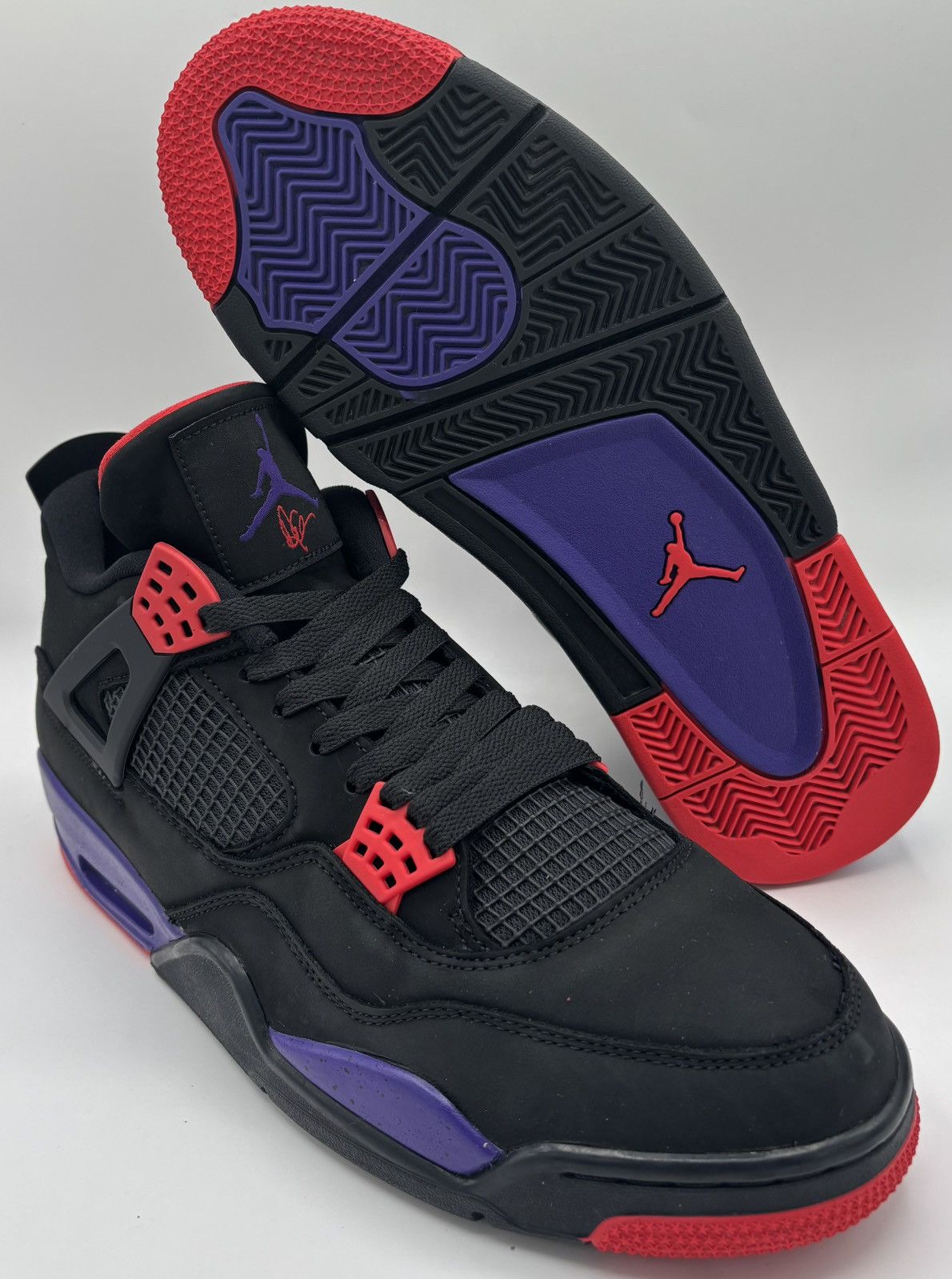 Drake × Jordan Brand × Nike Jordan 4 Retro Raptors Drake OVO (2019) Size US 12 / EU 45 - 4 Thumbnail