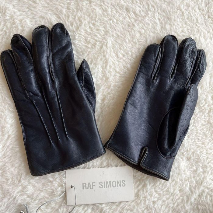 Simons cheap leather gloves