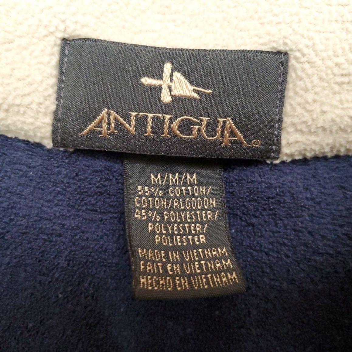 Vintage VINTAGE Cotton Deluxe Shirt Men M Blue 90s USA Western Fleece T Shirt Graphic Print Mock Neck 1/4 Snap Pullover Nature Mens Size US M / EU 48-50 / 2 - 7 Thumbnail