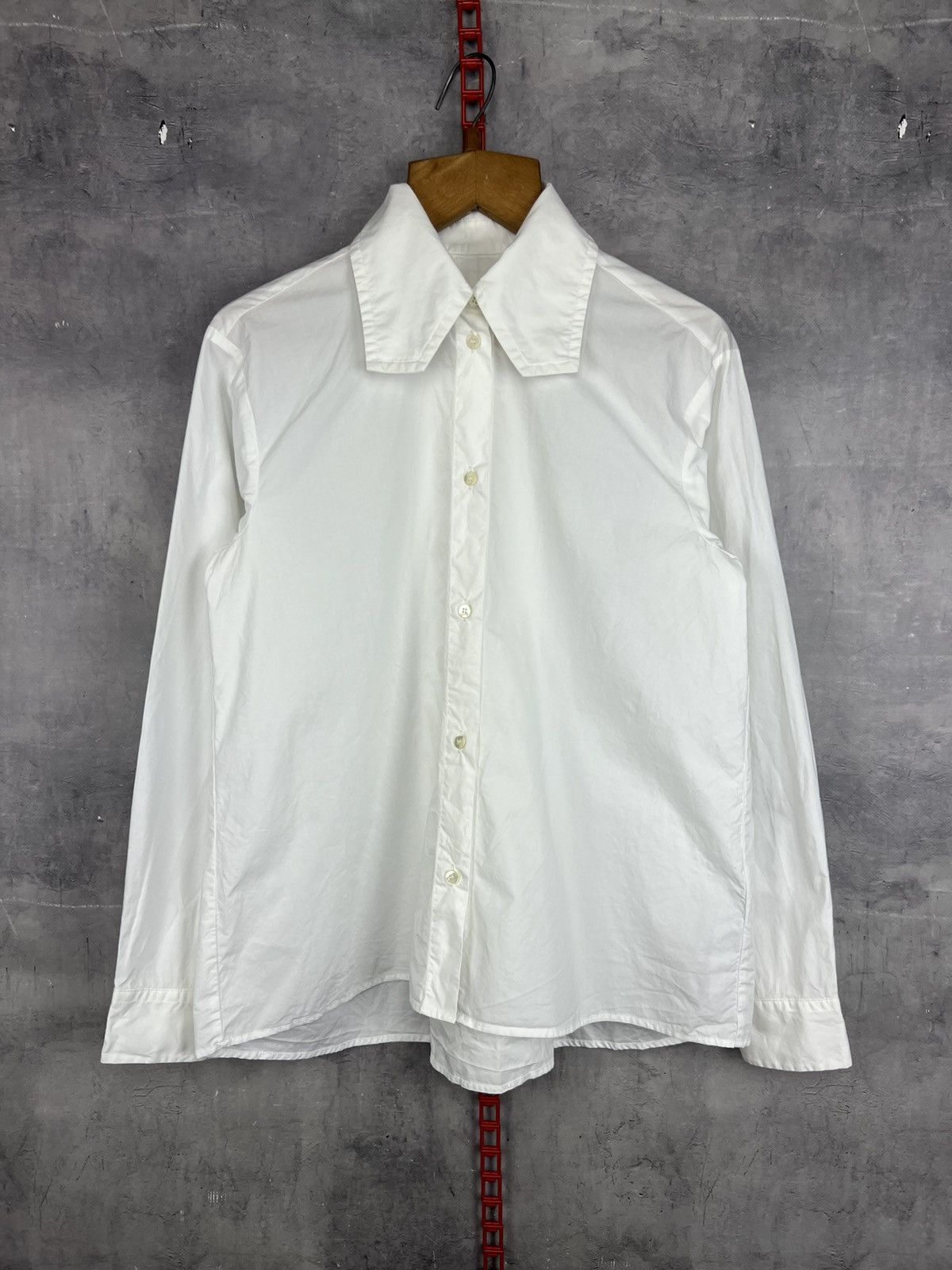 Maison Margiela Maison Margiela Women’s White Button Down Top Shirt Size 36 Size XS / US 0-2 / IT 36-38 - 5 Thumbnail