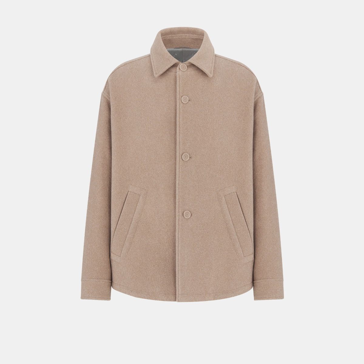 Dior o1bcso1str0326 Oversized Overshirt in Beige Size US XL / EU 56 / 4 - 1 Thumbnail