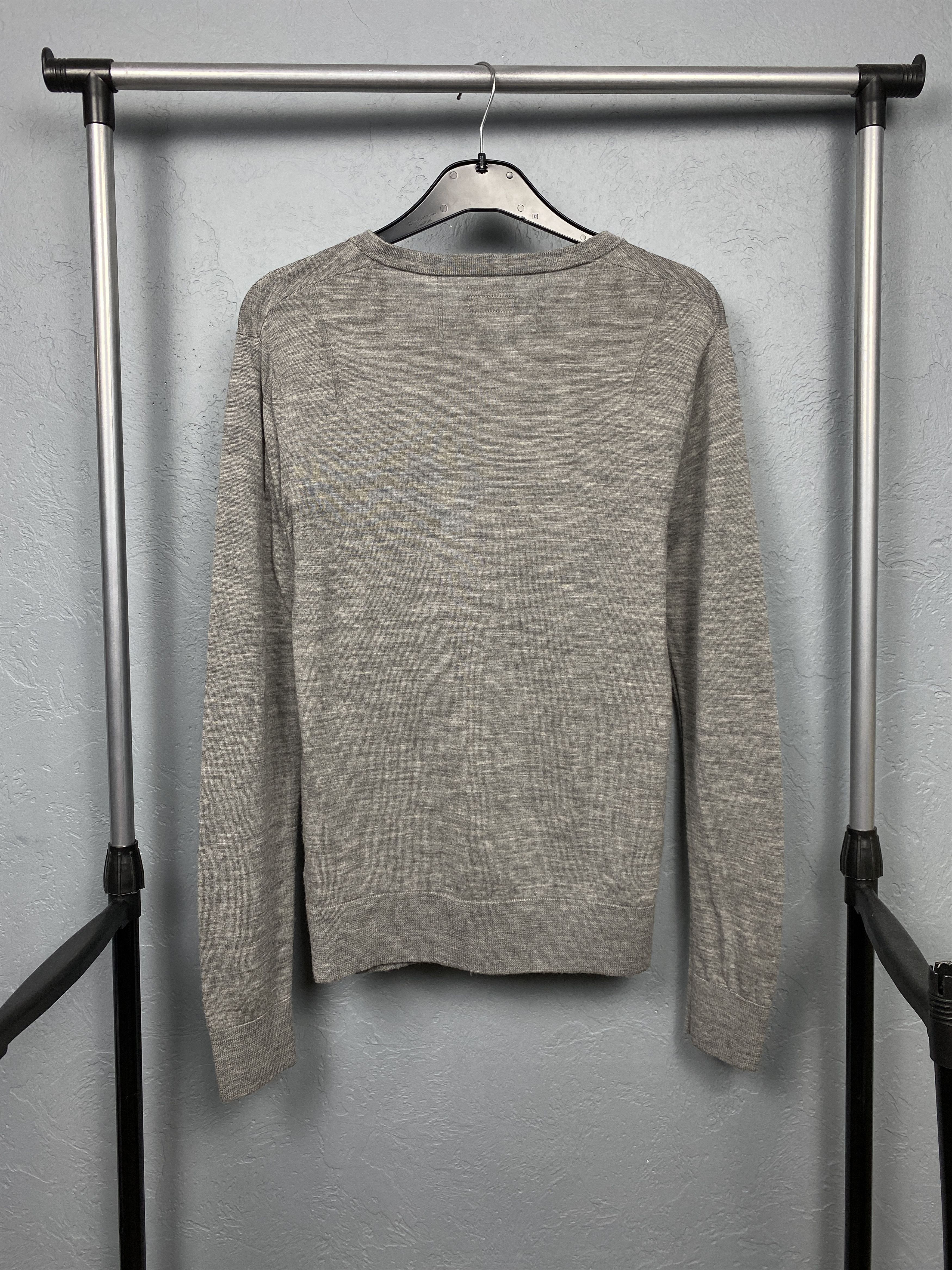 Allsaints Allsaints Mens V-Neck Merino Wool Knit Sweater Size US S / EU 44-46 / 1 - 6 Thumbnail