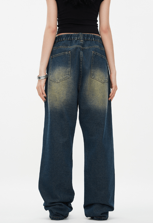 Japanese Brand Vintage washed straight loose casual jeans y2k Size US 32 / EU 48 - 5 Thumbnail