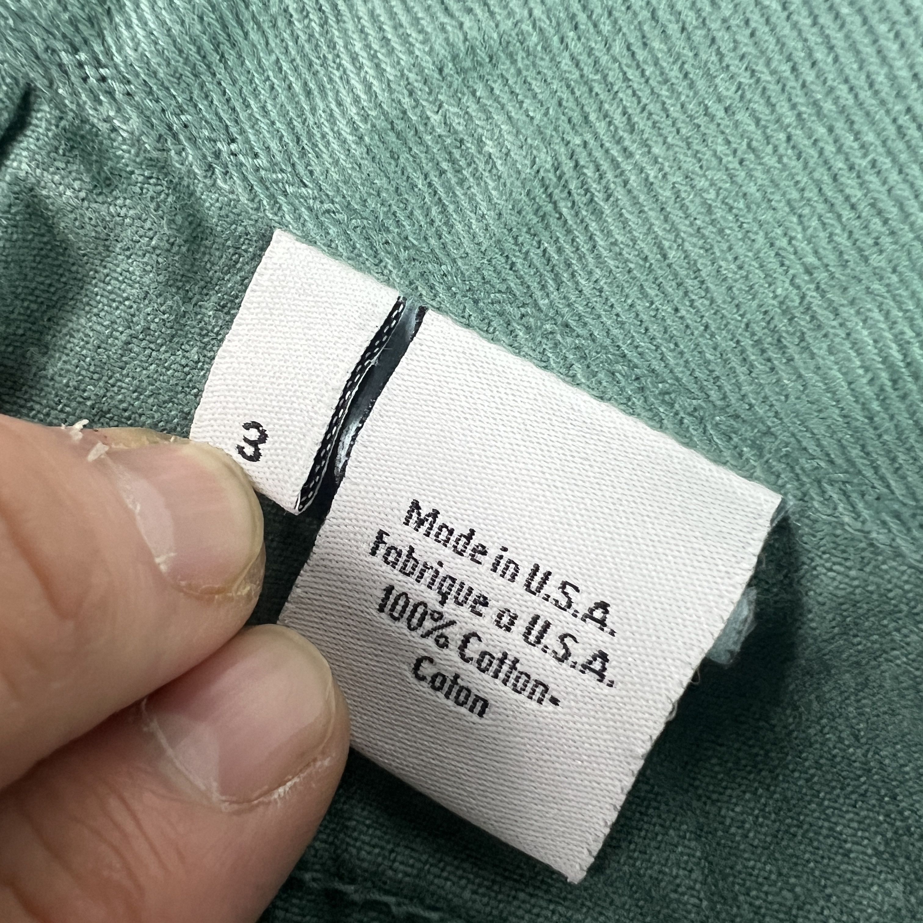 Calvin Klein VTG Calvin Klein Jean's Straight Green Faded Denim USA Made Size 26" / US 2 / IT 38 - 8 Thumbnail