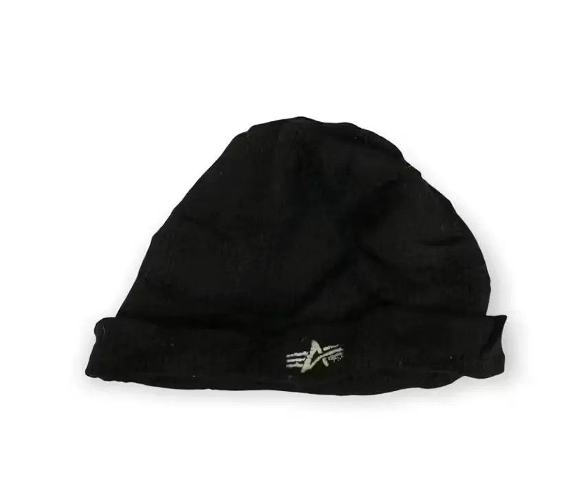 Alpha Industries Alpha industries Logo beanie Size ONE SIZE - 2 Thumbnail