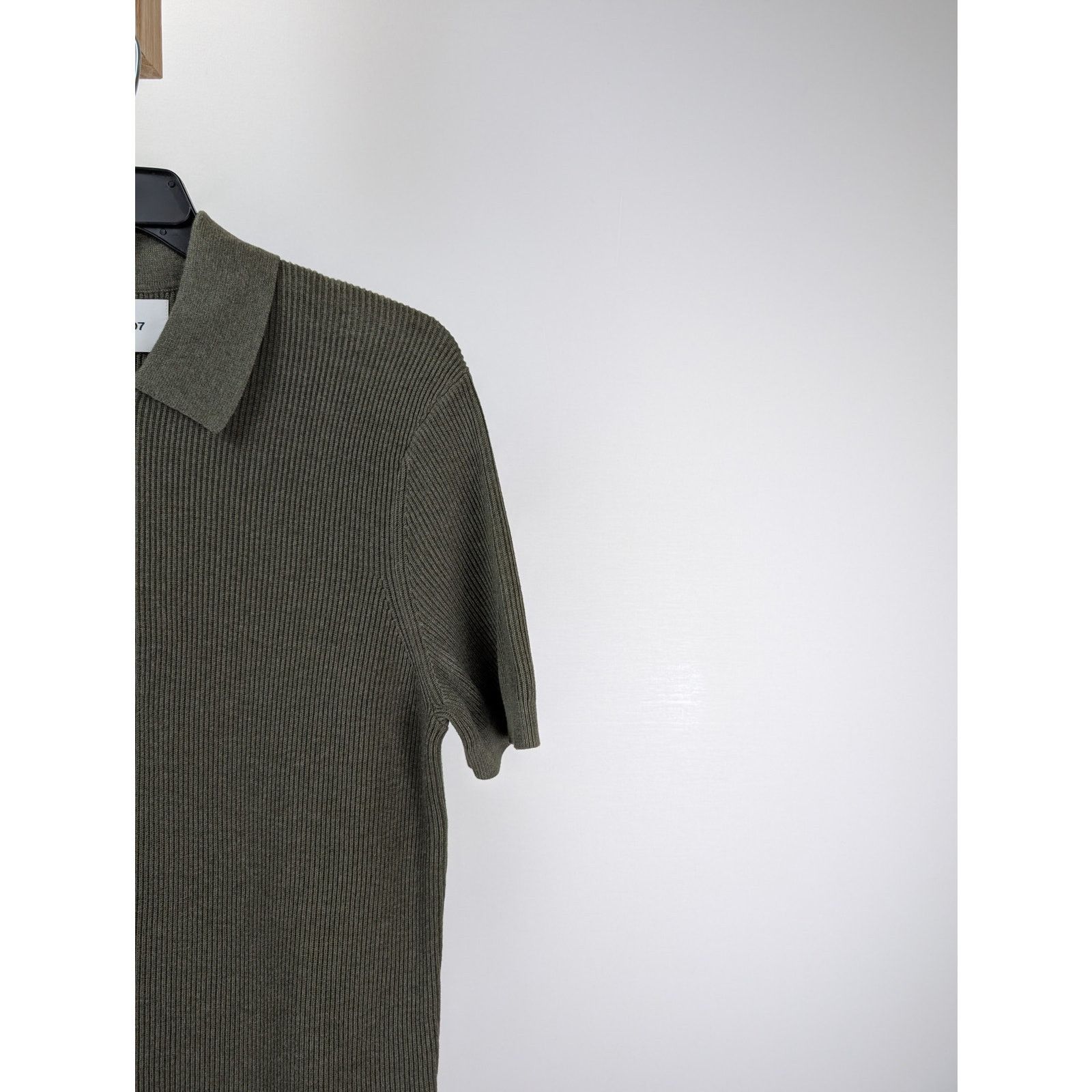 NN07 o1rshd1 CC20 Zipper Polo Shirt in Green Size US M / EU 48-50 / 2 - 4 Thumbnail