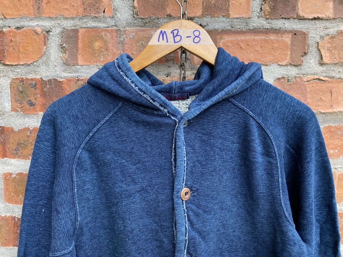 45rpm 1990s Indigo hoodie Size US S / EU 44-46 / 1 - 3 Thumbnail
