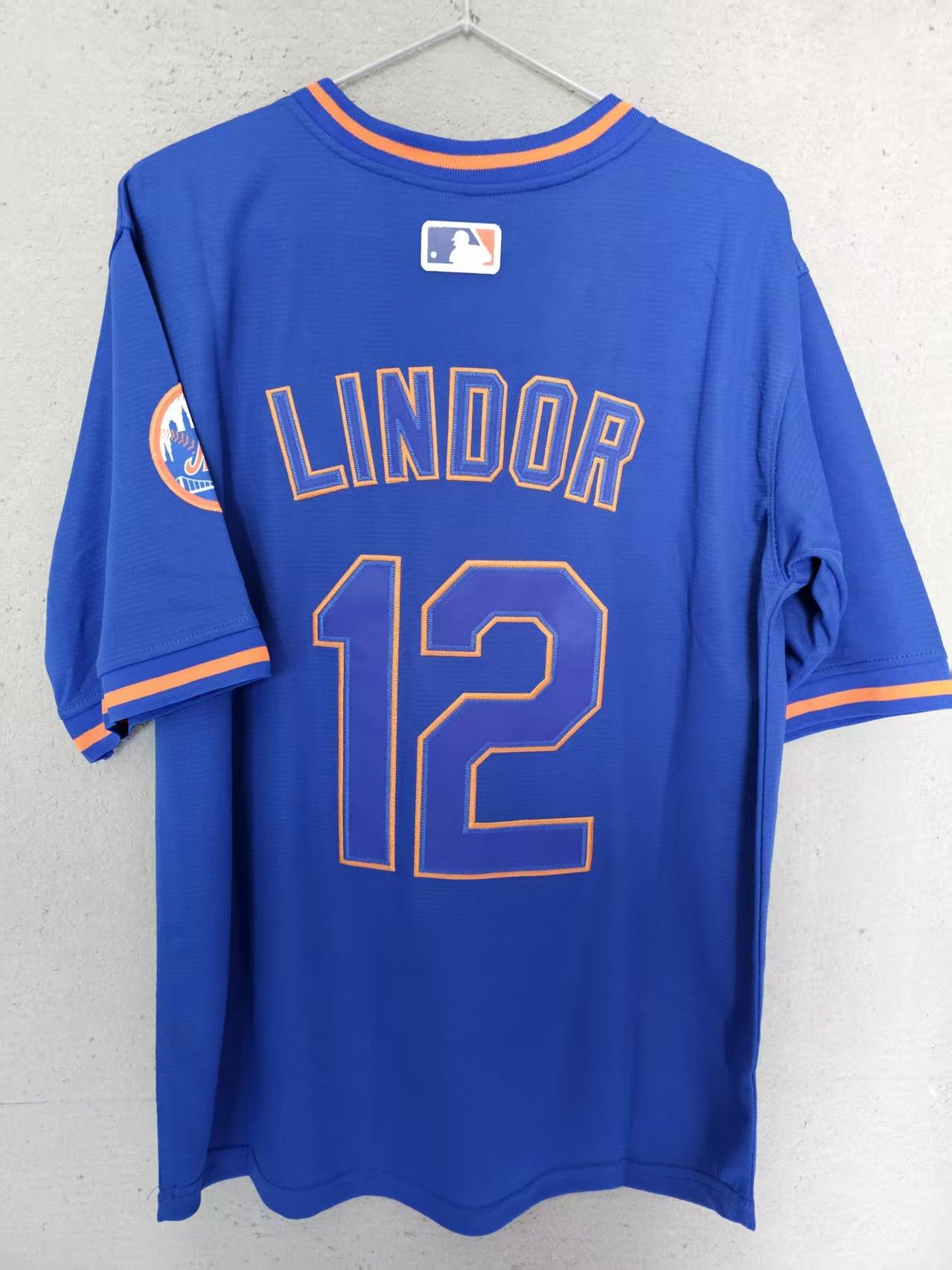 MLB New York Met #12 Francisco Lindor Jersey XL Size US XL / EU 56 / 4 - 1 Thumbnail