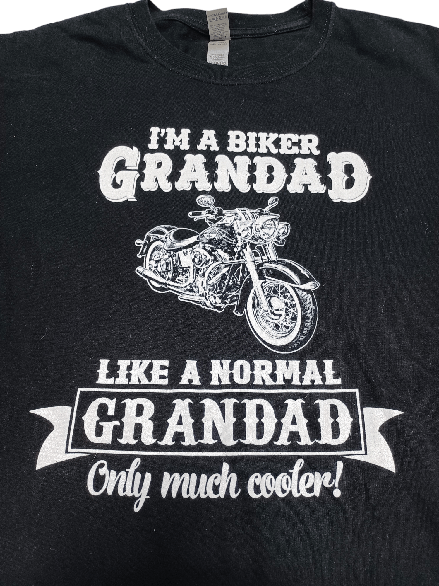 Gildan HUMOR GRANDPA GRANDDAD BIKE MOTO GILDAN TEE Size US XL / EU 56 / 4 - 3 Thumbnail