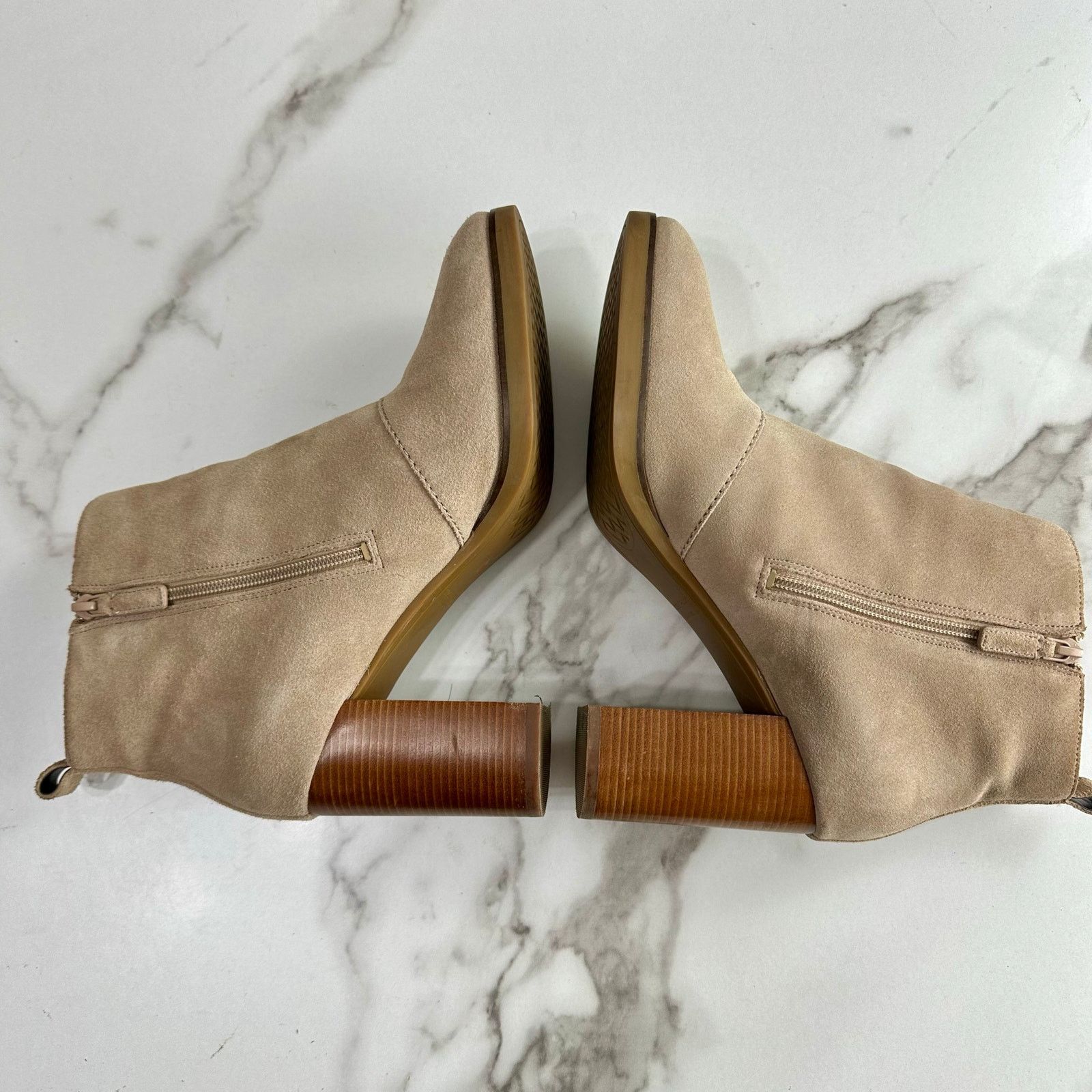 Cole Haan Cole Haan Harrington Grand Riding Taupe Suede Bootie Size 11 Size US 11 / IT 41 - 9 Thumbnail