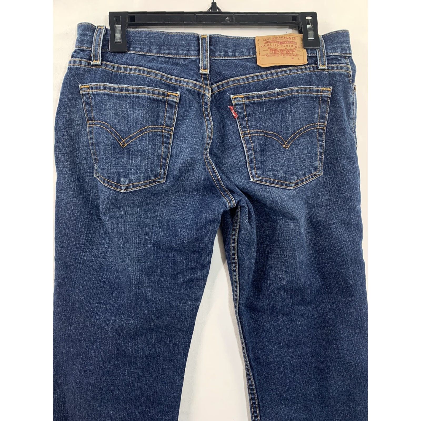 Levi's VTG Levi's 502 Capri Jeans Shirt (Juniors) Women 9 Blue 31in Inseam 21in Mid Rise Straight Leg Button Fly Capris Size 30" / US 8 / IT 44 - 7 Thumbnail