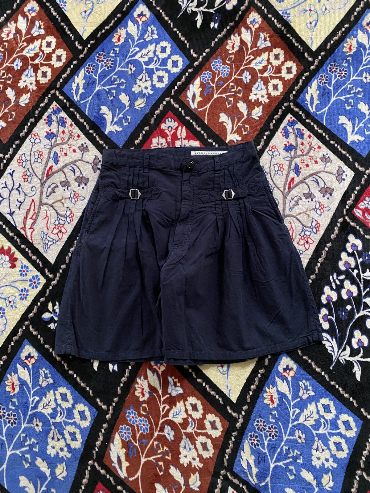 Issey Miyake RARE Sunaokuwahara Double Buckle Shortpants Size US 30 / EU 46 - 1 Thumbnail