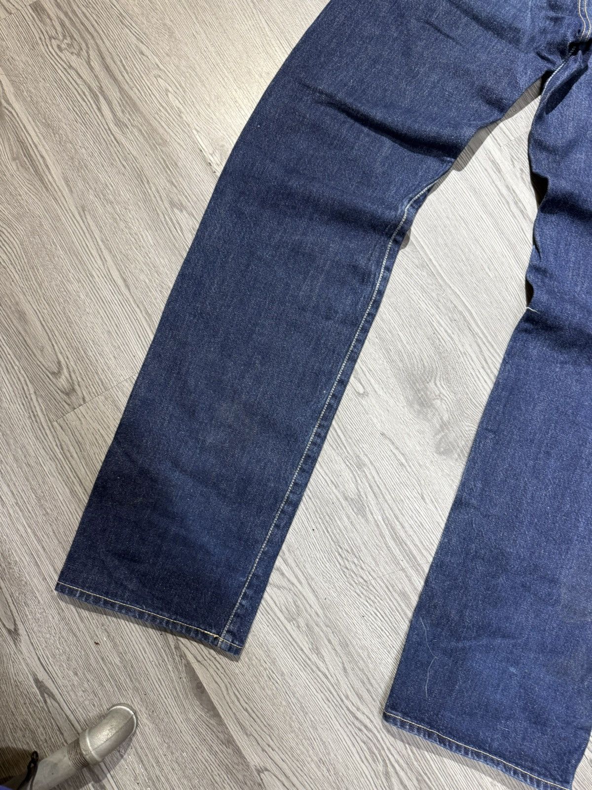 Japanese Brand 90’s JAPANESE BRAND RARE POCKET LOGO Y2K VINTAGE DENIM PANTS Size US 29 - 3 Thumbnail