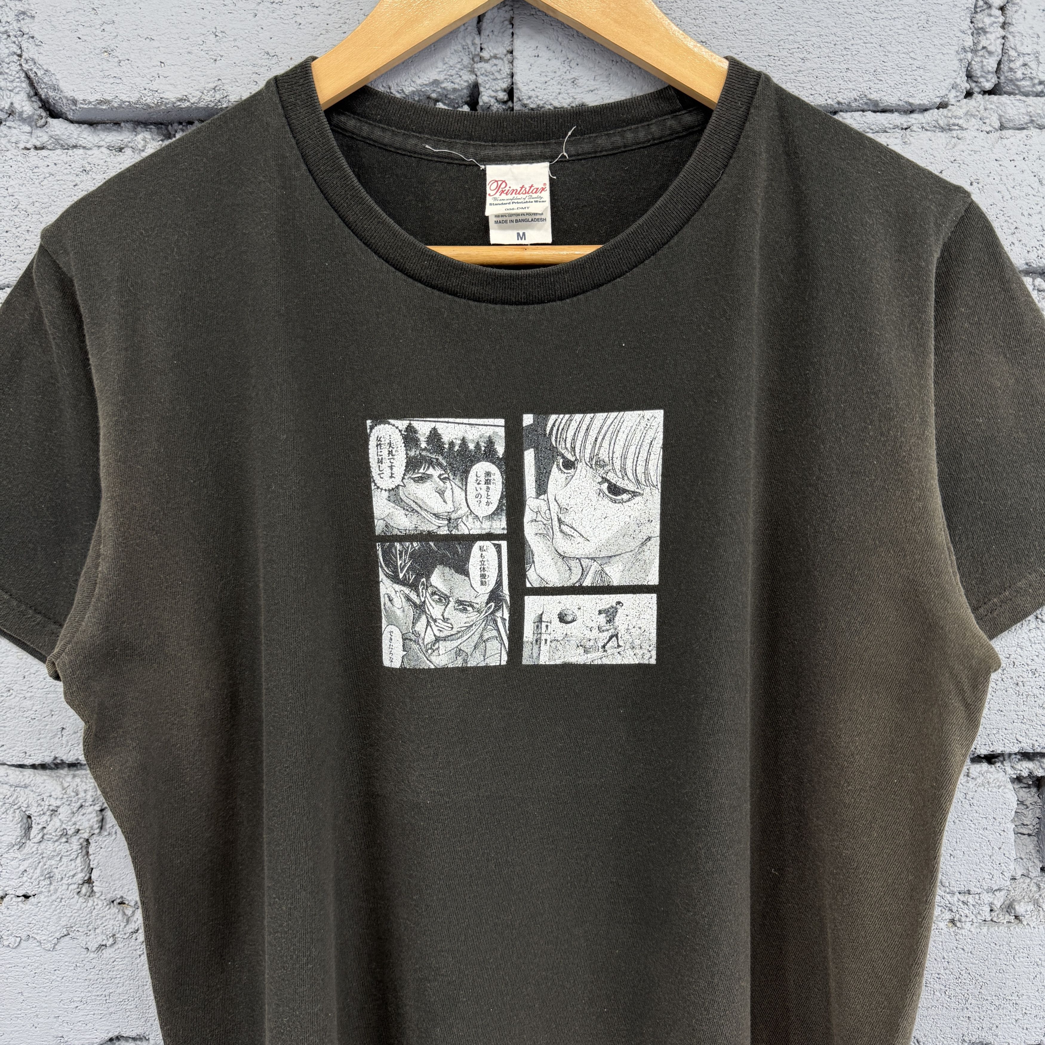 Anime Vintage Anime Japan Comic Graphic Print Sunfaded Tshirt Size US M / EU 48-50 / 2 - 3 Thumbnail