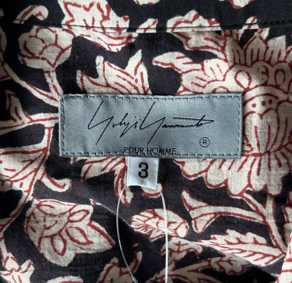 Yohji Yamamoto Yohji Yamamoto All-Over Floral Print Short Sleeve Shirt K4 Size US L / EU 52-54 / 3 - 4 Thumbnail
