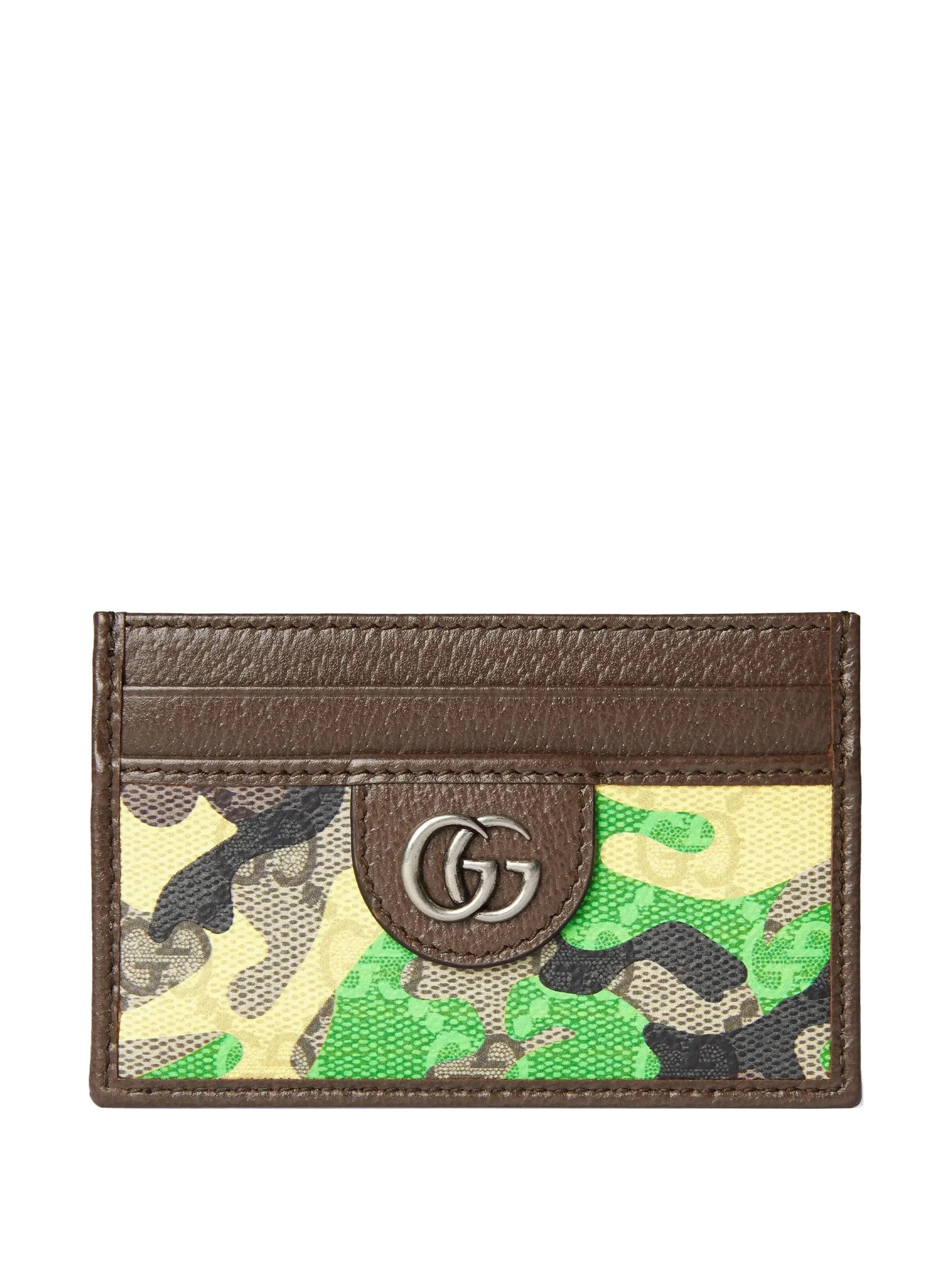 Gucci Gucci GG Camouflage Card Holder Size ONE SIZE - 1 Thumbnail