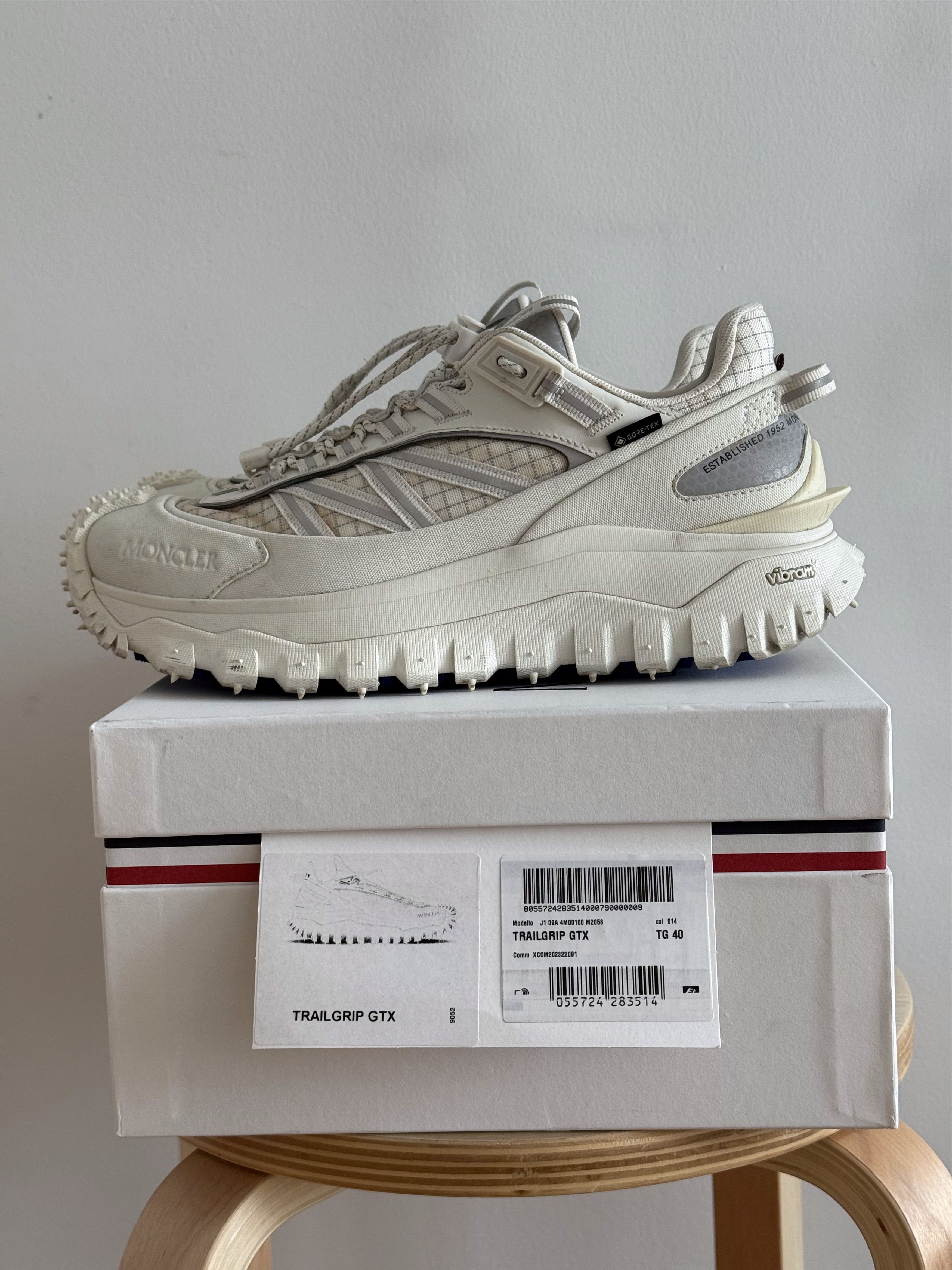 Moncler Moncler Grenoble Trailgrip GTX GORE-TEX White 40 Size US 7.5 / EU 40-41 - 2 Thumbnail
