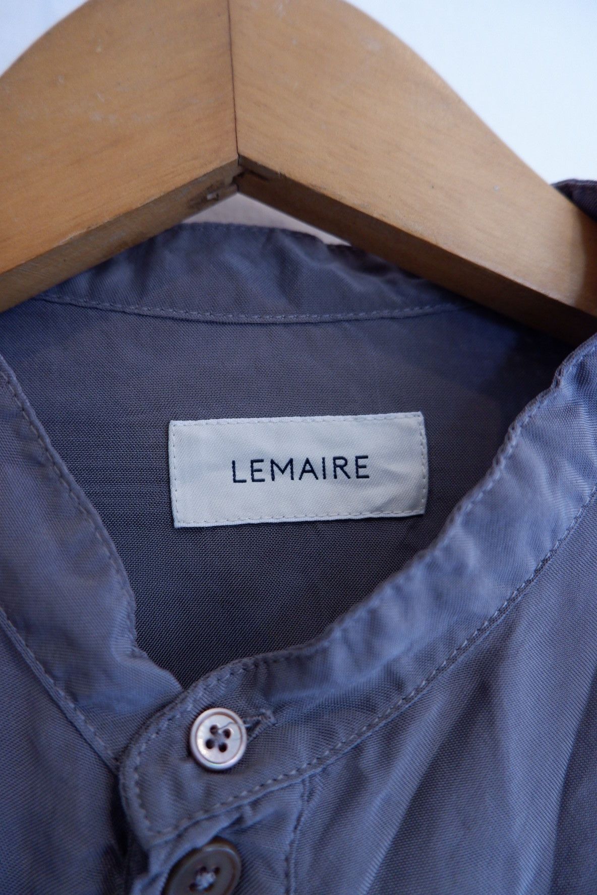 Lemaire LEMAIRE Vareuse Half Button Silk Shirts 2023 Size US S / EU 44-46 / 1 - 7 Thumbnail