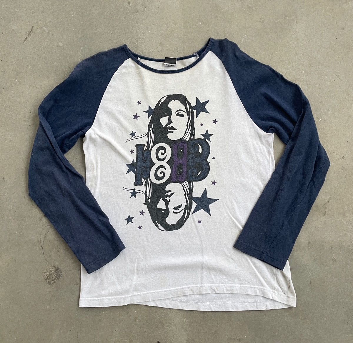 Japanese Brand LOUD ROCKERS INSPIRED HYSTERIC GLAMOUR RAGLAN TEE Size US M / EU 48-50 / 2 - 1 Thumbnail