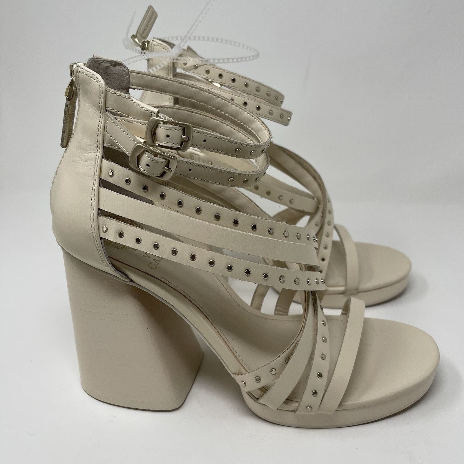 Vince Camuto Vince Camuto Nanthie Sandals Womens Size 10 Beige Heeled Size US 10 / IT 40 - 12 Thumbnail