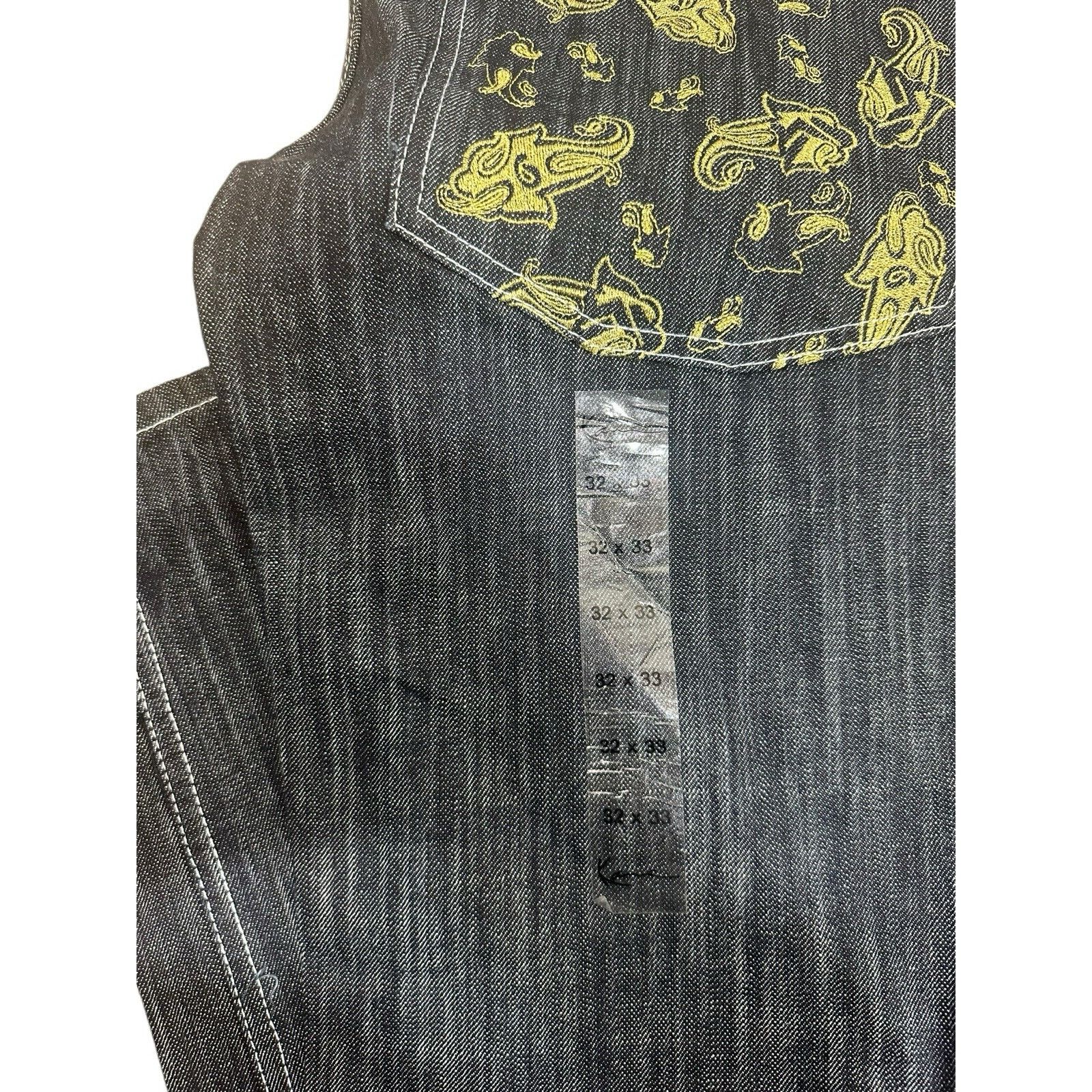 Karl Kani Vintage Karl Kani Jeans 32x32 Raw Denim Hip Hop Baggy Y2K 90 Size US 32 / EU 48 - 4 Thumbnail