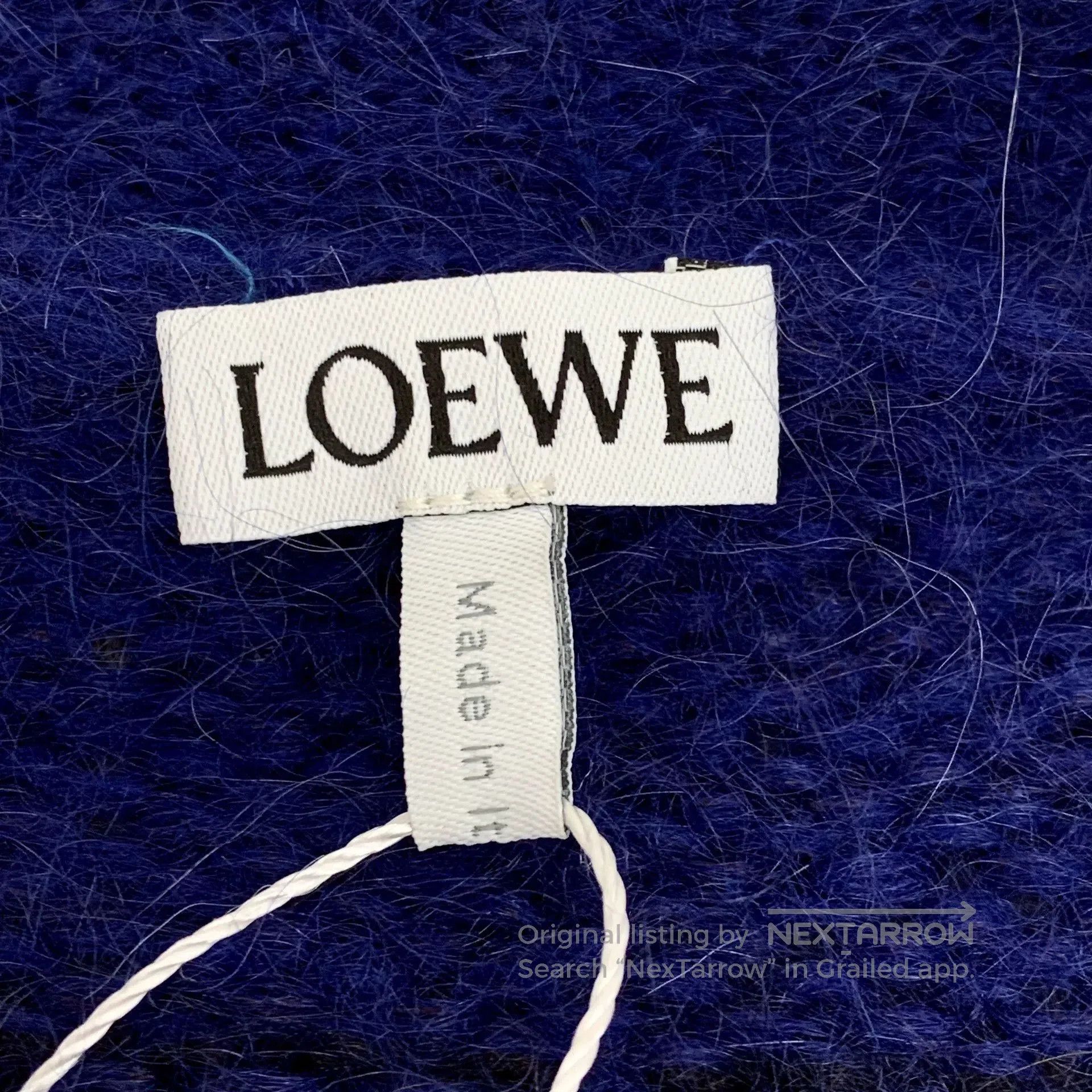 Loewe navy blue snowflake knit cardigan from Loewe. Size US S / EU 44-46 / 1 - 6 Thumbnail