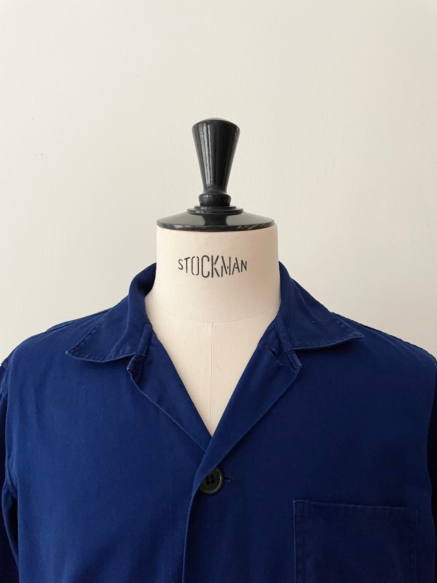 Vintage 1960's Blue Chore Jacket - Medium Size US M / EU 48-50 / 2 - 3 Thumbnail