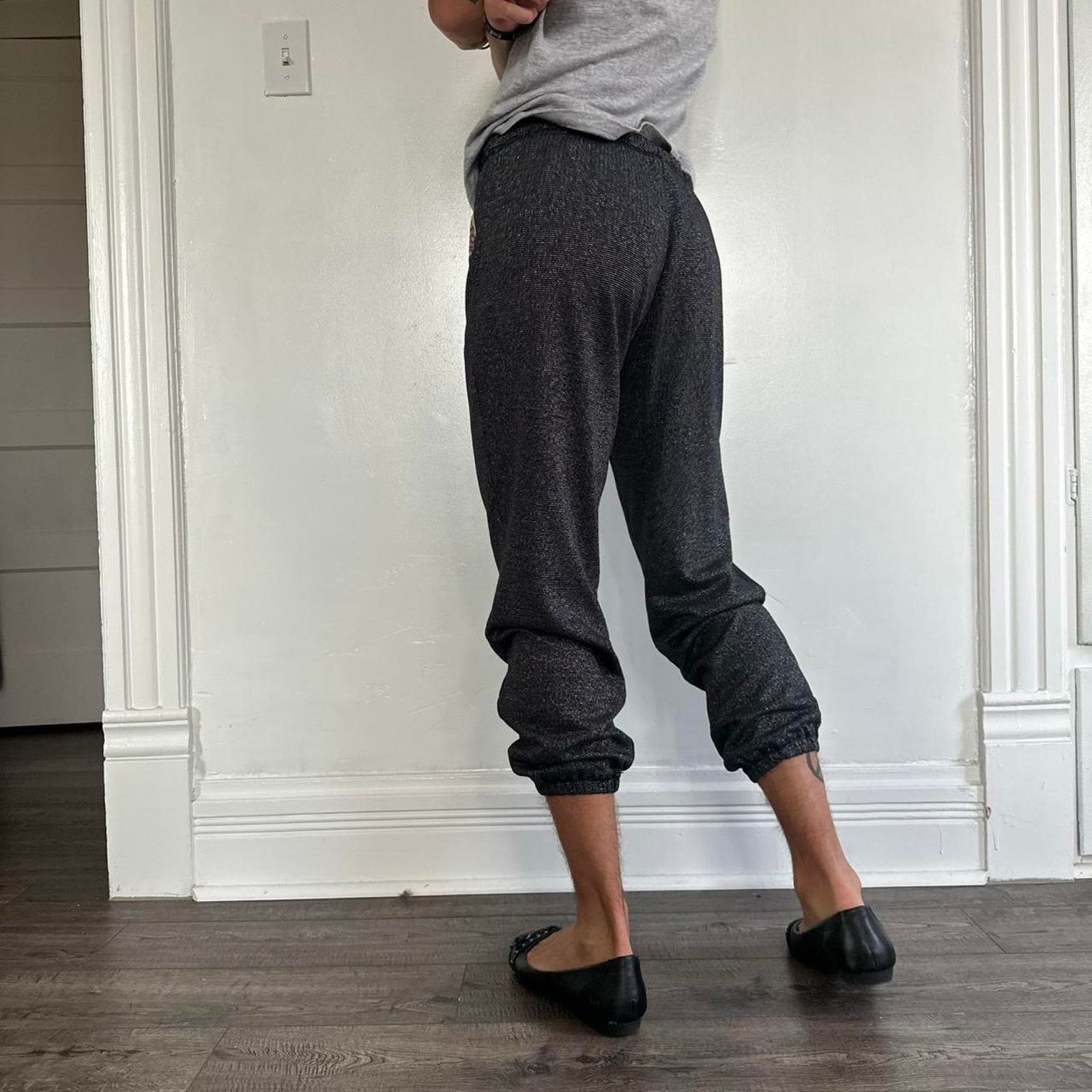 Vintage Cute Vintage Y2K Cheetah Leopard Capris Joggers Sweatpants Size 26" / US 2 / IT 38 - 6 Thumbnail