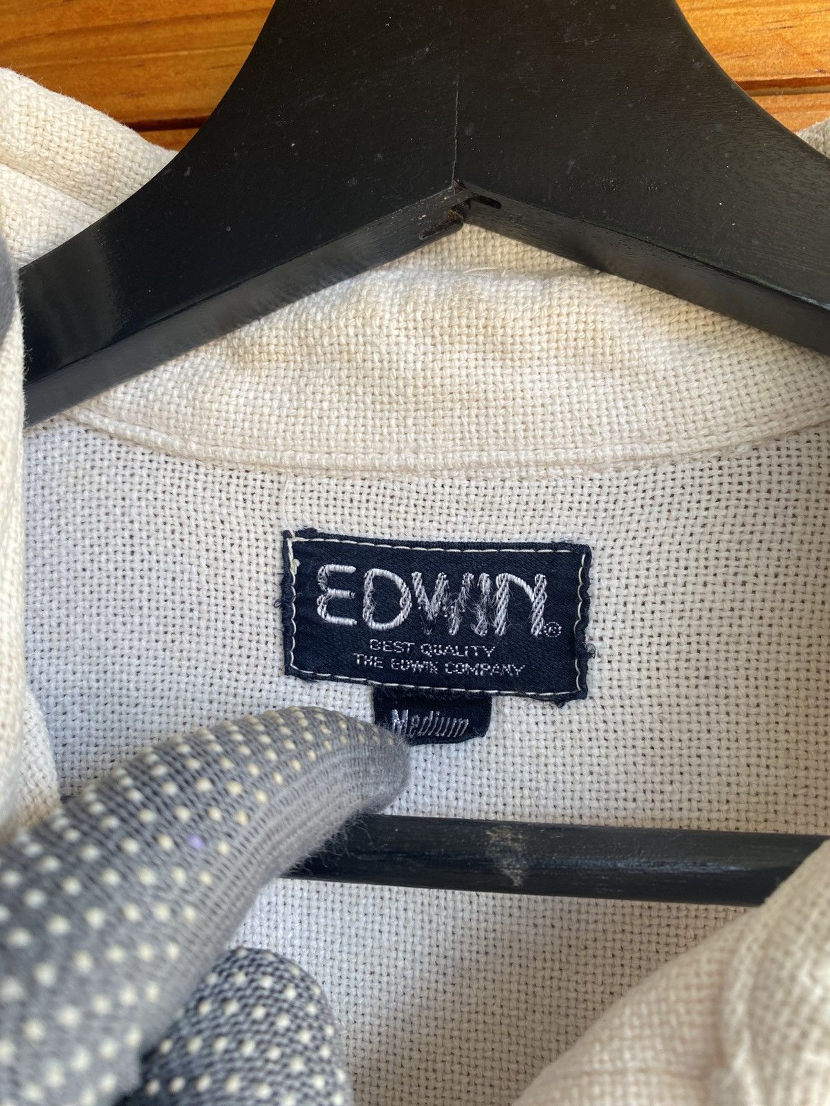 Edwin Vintage Edwin Workwear Chore Jacket – Natural Off-White Size US S / EU 44-46 / 1 - 6 Thumbnail