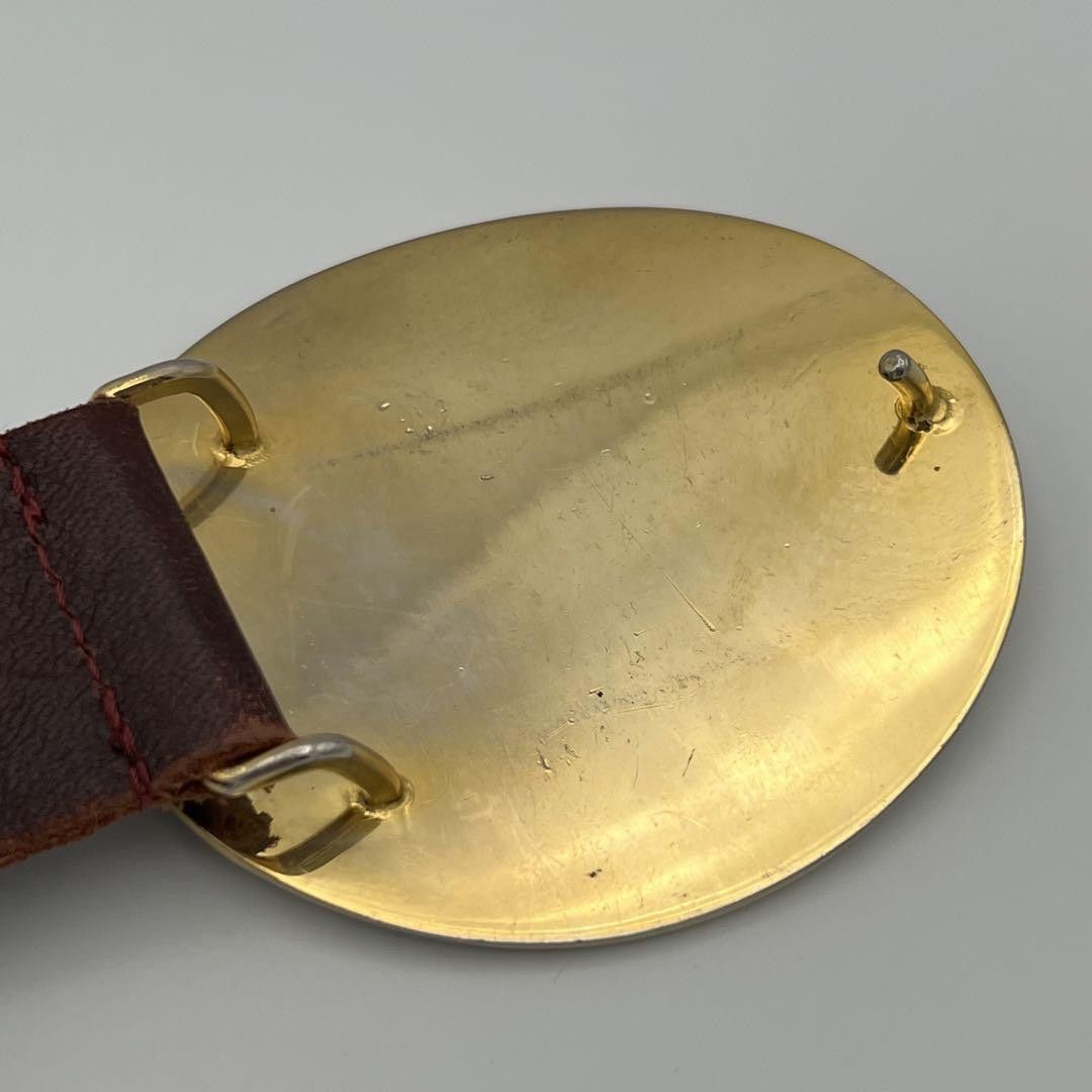 Vivienne Westwood Orb Crest Buckle Leather Belt Size ONE SIZE - 2 Thumbnail