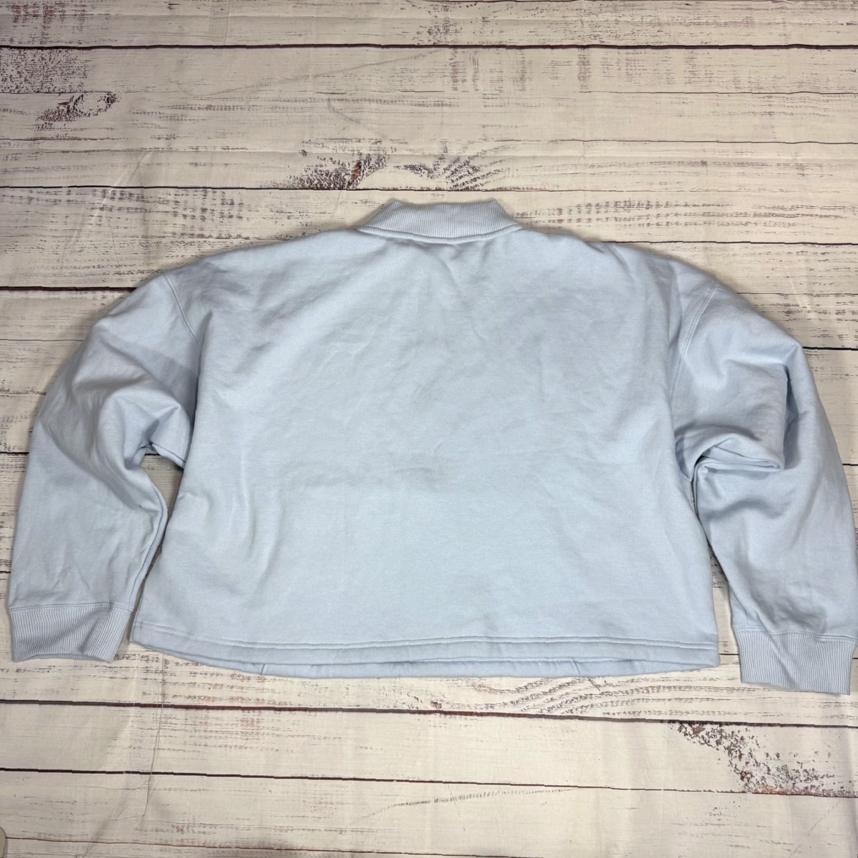 Victoria's Secret VINTAGE Victoria's Secret Pullover Sweatshirt X-Large Blue 2XL Womens Sweatshirt Pullover Cotton Polyester Fleece Lining New Size XXL / US 16-18 / IT 52-54 - 4 Thumbnail
