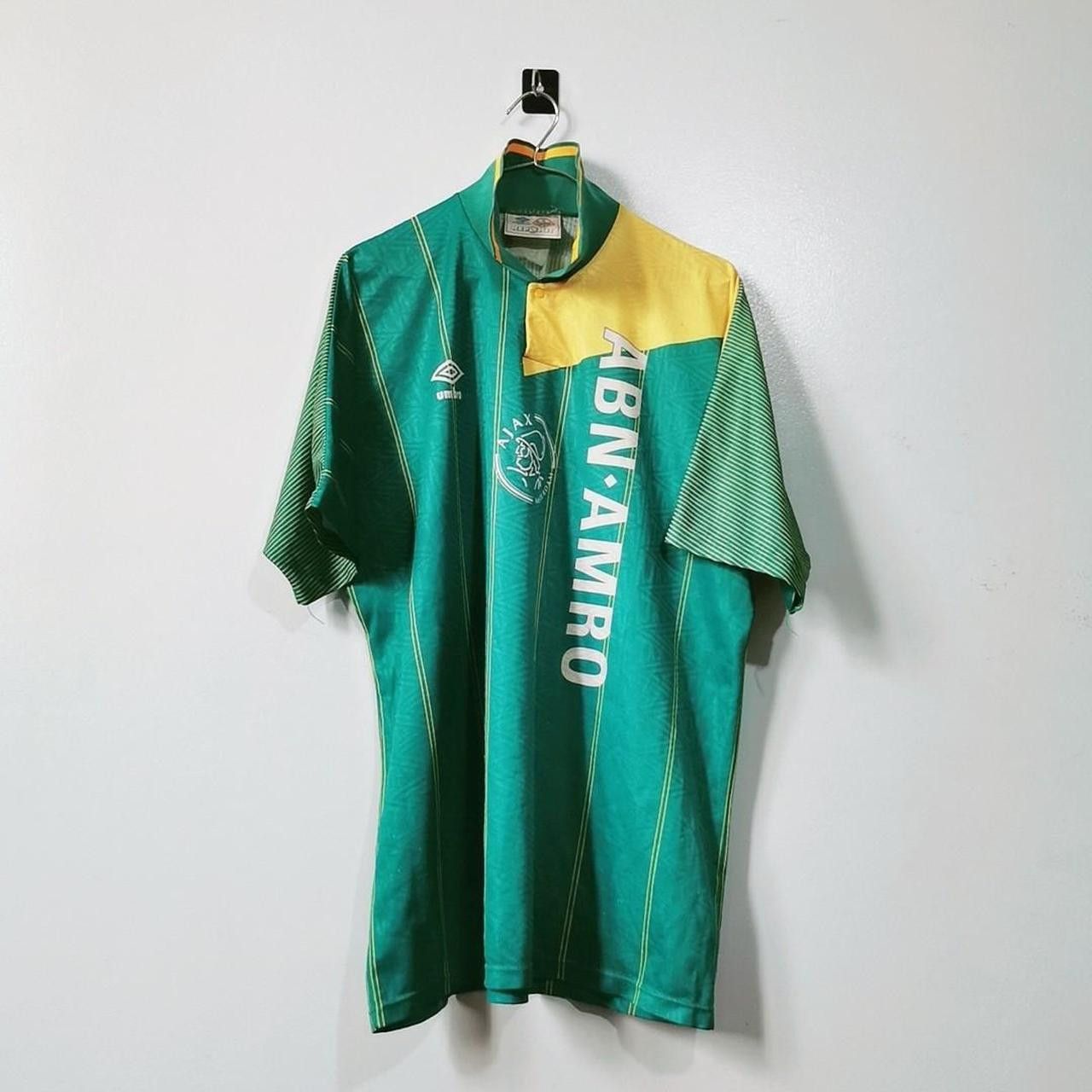 Umbro Ajax Amsterdam Netherlands 1991 1992 1993 Away Shirt Jersey Size US XL / EU 56 / 4 - 2 Thumbnail