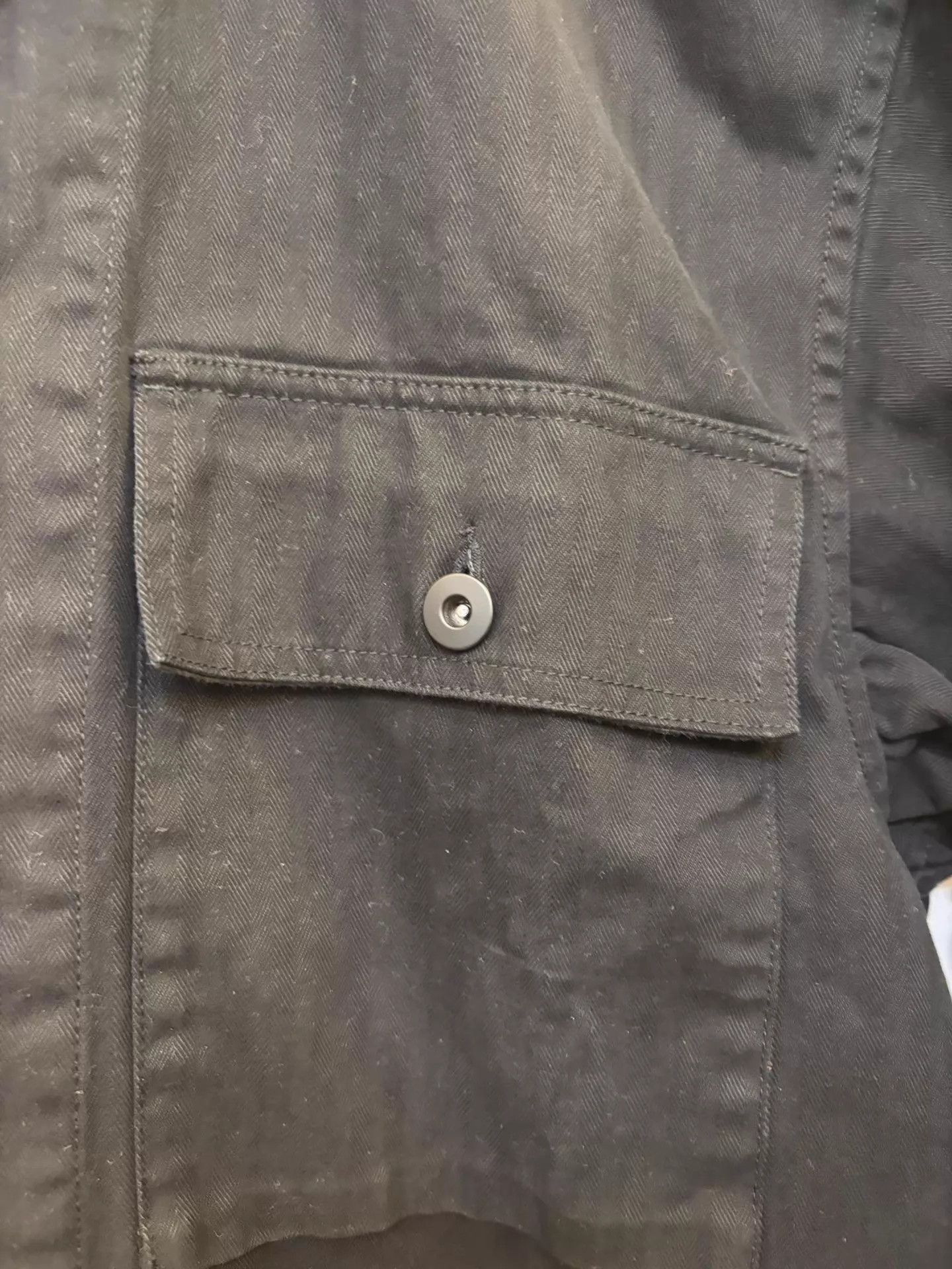 Other wild life tailor herringbone washed distressed CPO L Size US L / EU 52-54 / 3 - 5 Thumbnail