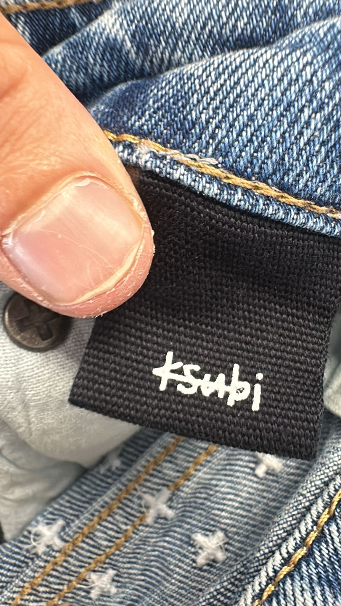 Ksubi Ksubi Get Home Safe Jean Blue Size 29 Size US 29 - 8 Thumbnail