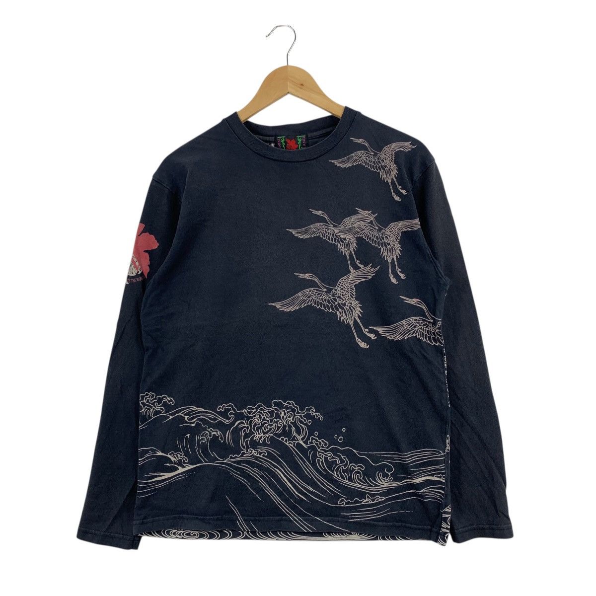 Vintage NERV EVANGELION Sukajan Overprint Embroidered Tshirt Size US L / EU 52-54 / 3 - 2 Thumbnail