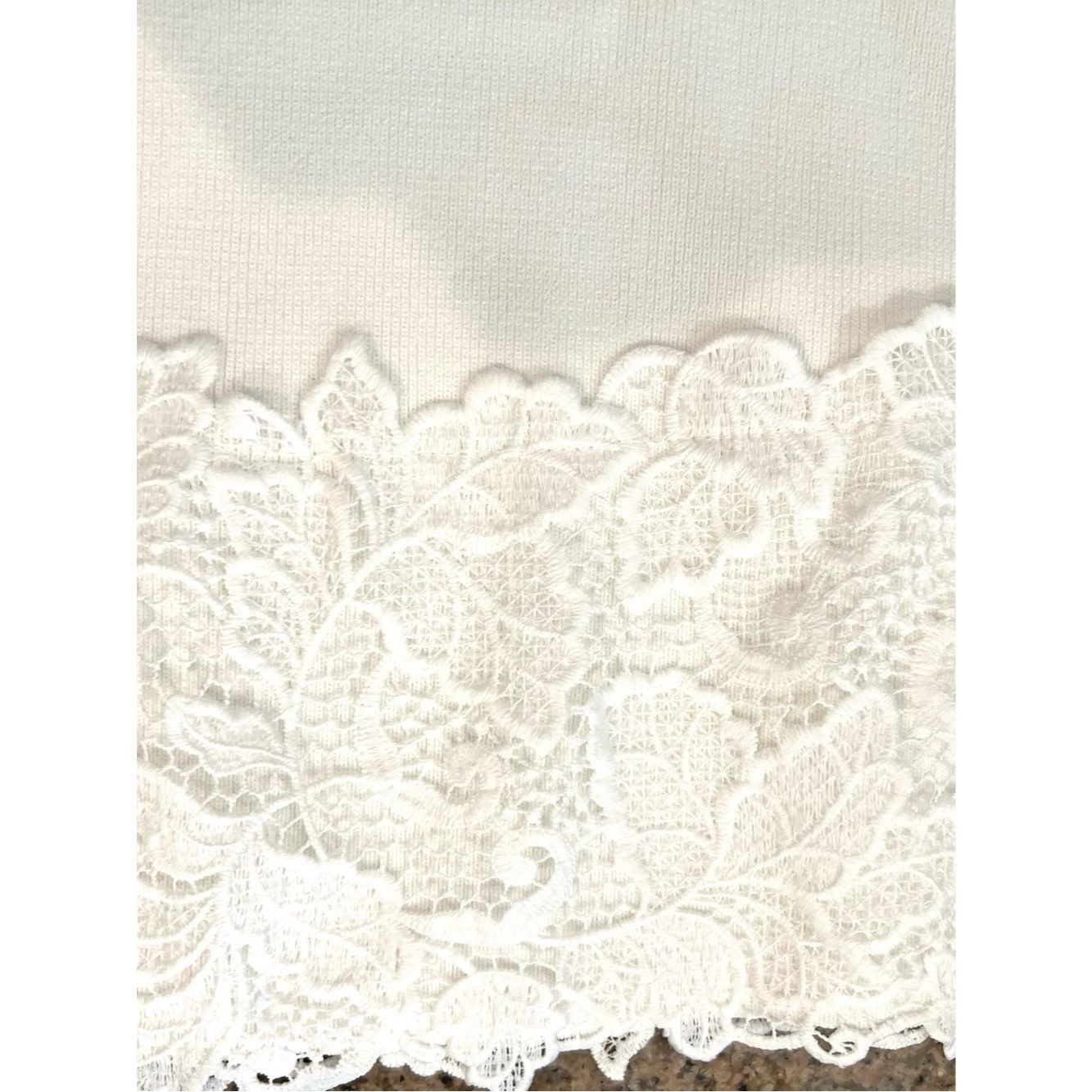 Generation Love Generation Love Orpheus Lace Combo Rib Dress NWT White Medi Size M / US 6-8 / IT 42-44 - 8 Thumbnail
