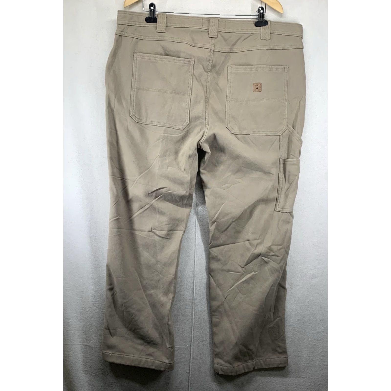 Vintage Coleman Mens Pants 40x30 Corduroy Lined Stretch Casual Workwear Hipster Beige Size US 40 / EU 56 - 2 Thumbnail