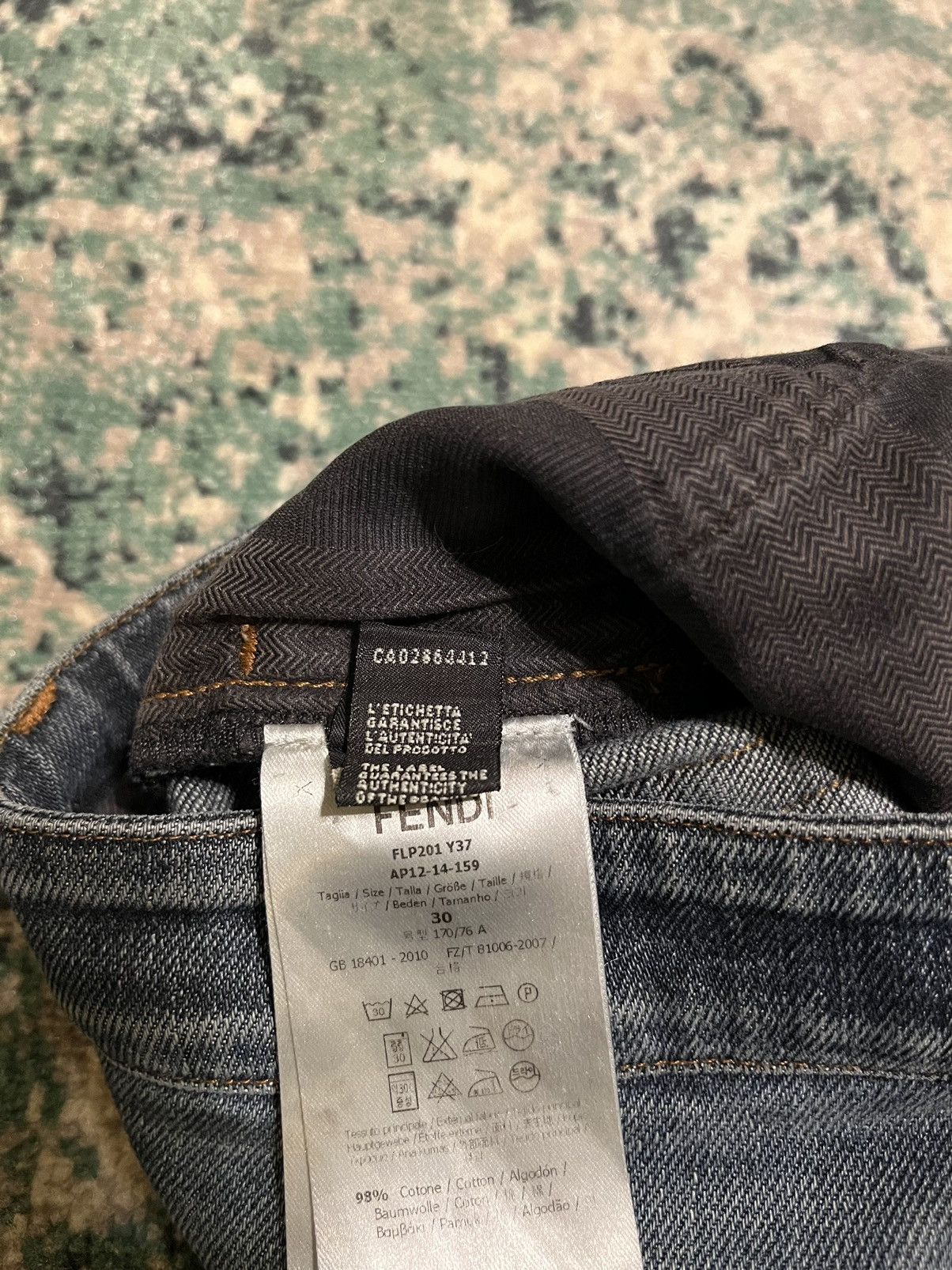 Fendi Fendi Vintage Distressed Denim Size US 30 / EU 46 - 6 Thumbnail